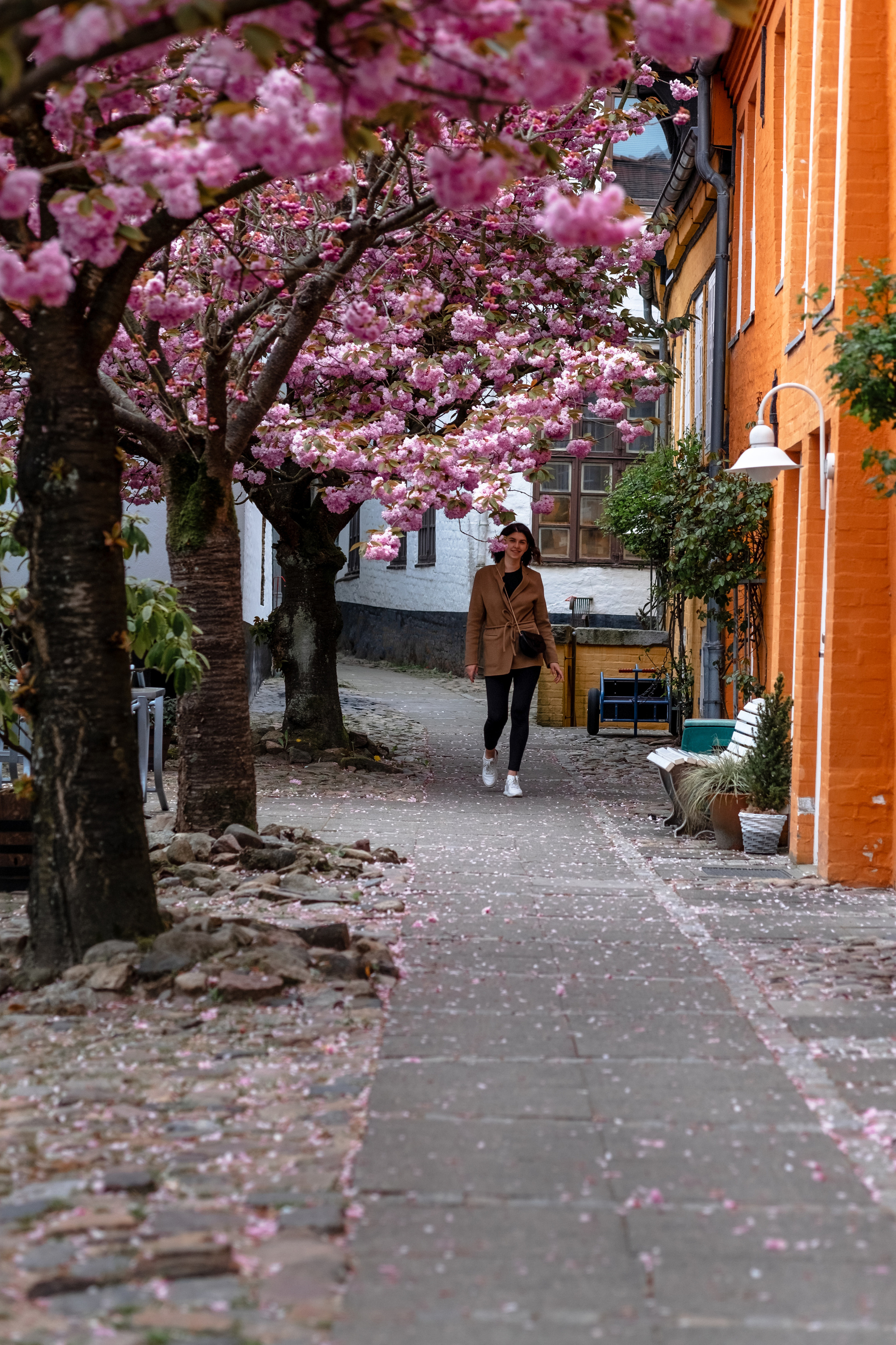 Spaziergang in Flensburg. Newborn Baby Fotografie Flensburg Babyfotoshooting