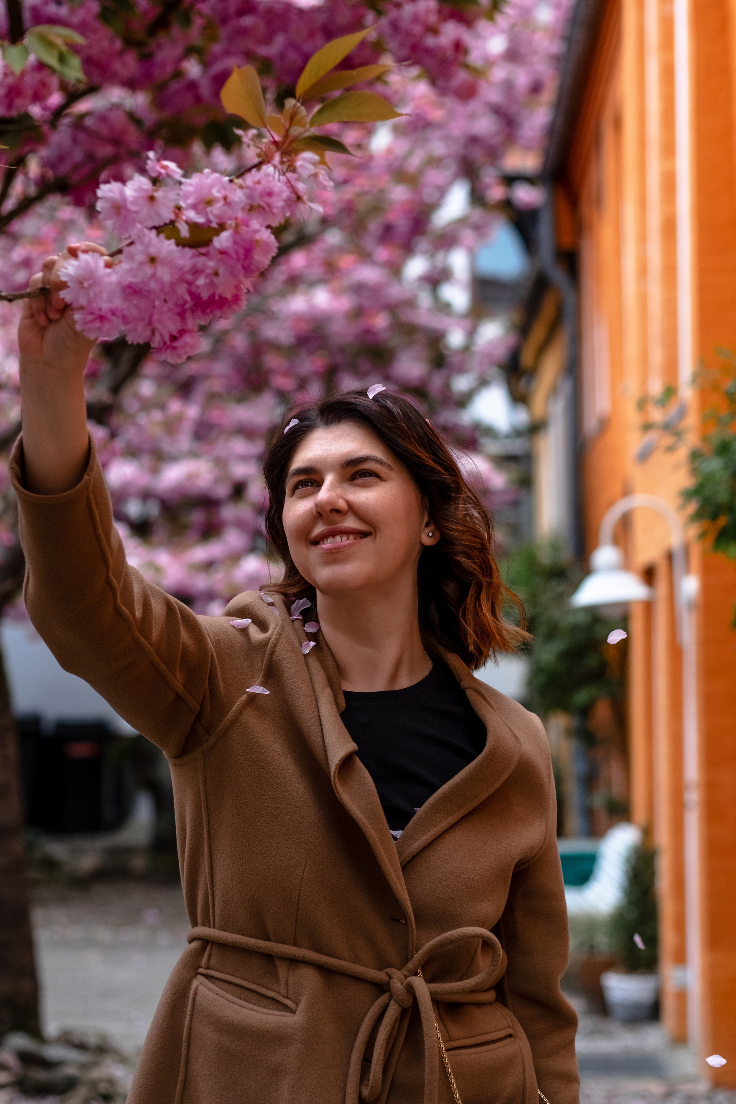 Spaziergang in Flensburg. Newborn Baby Fotografie Flensburg Babyfotoshooting