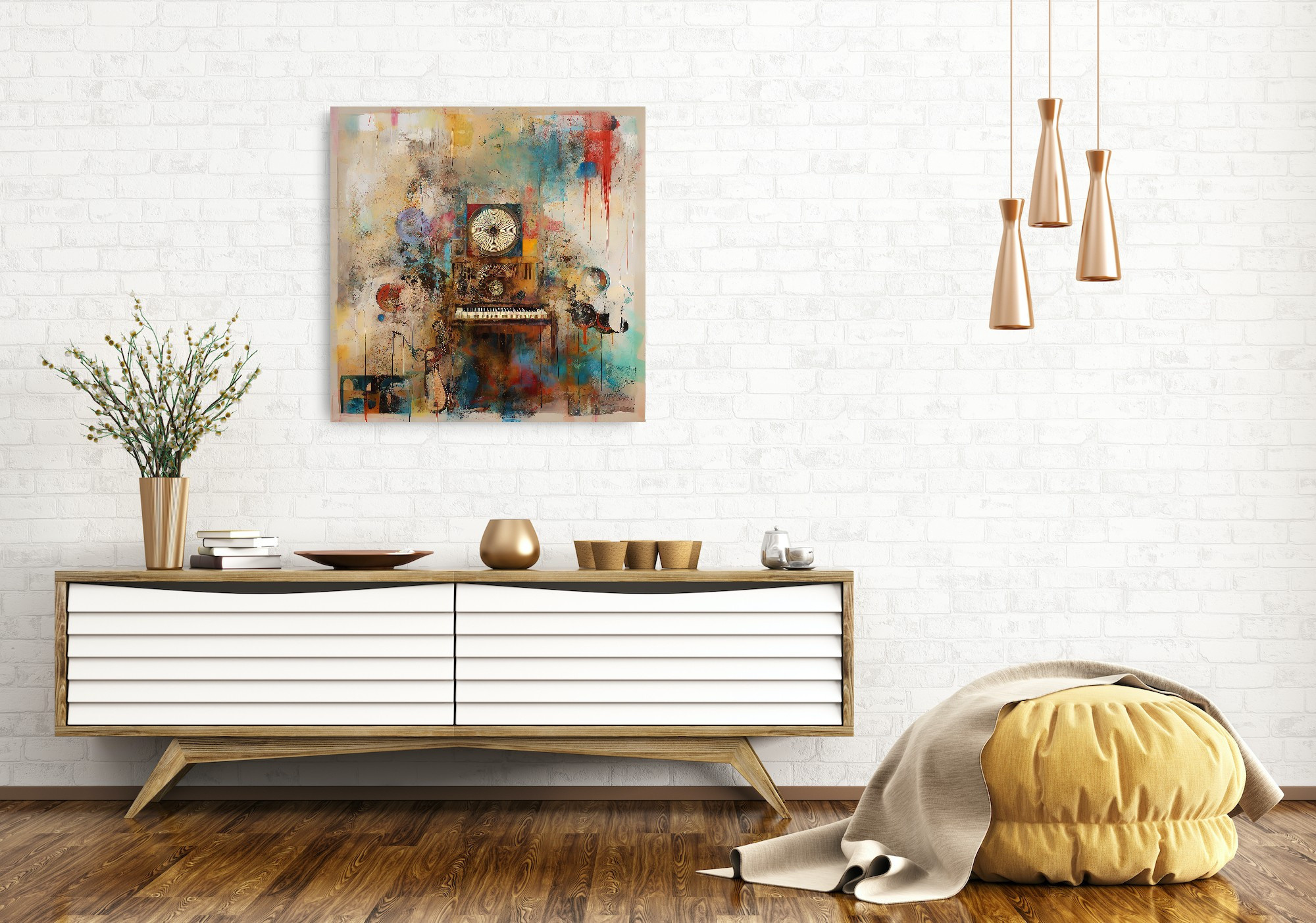 Abstract collection Music of the soul artwork #19. Lolly Shine. Contemporary digital artist