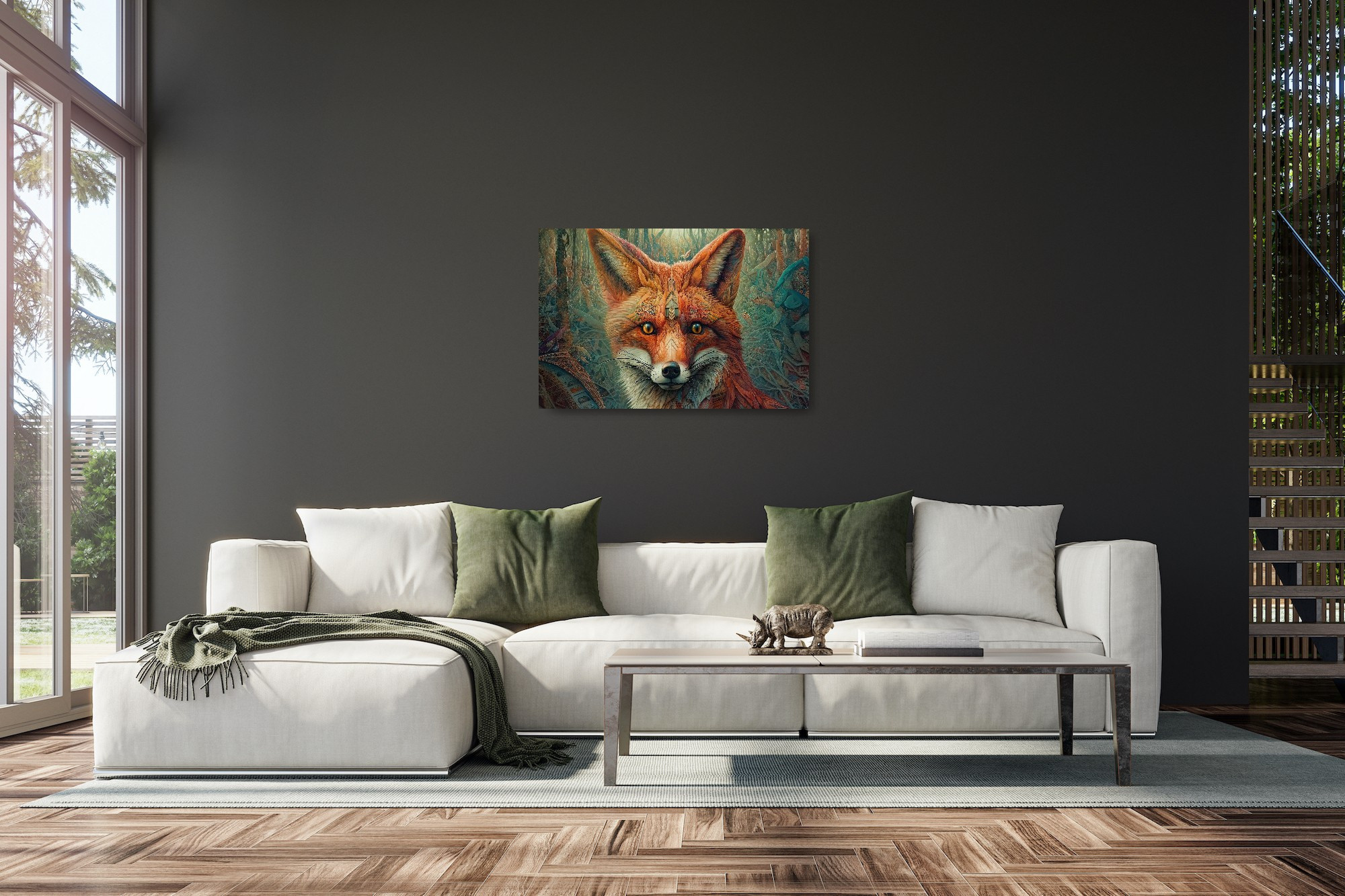 Fox Collection Sacred Animals Artwork #2 Lolly Shine. Lolly Shine. Contemporary digital artist
