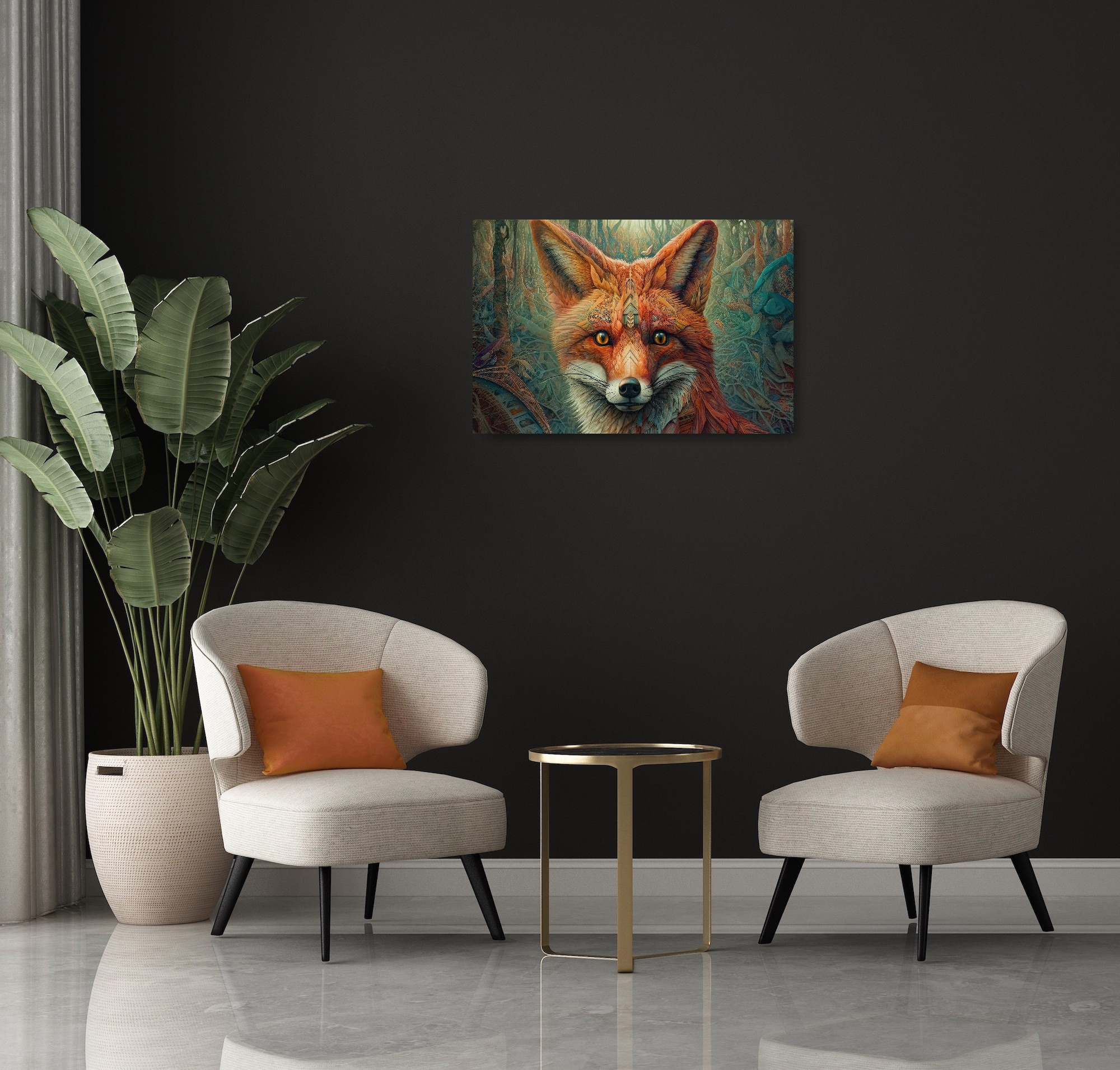 Fox Collection Sacred Animals Artwork #2 Lolly Shine. Lolly Shine. Contemporary digital artist