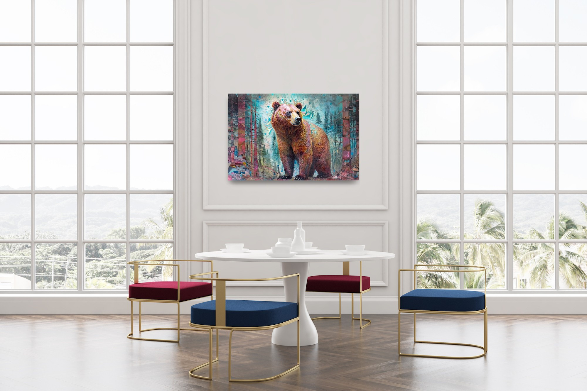 Bear Collection Sacred Animals Artwork #8 Lolly Shine. Lolly Shine. Contemporary digital artist