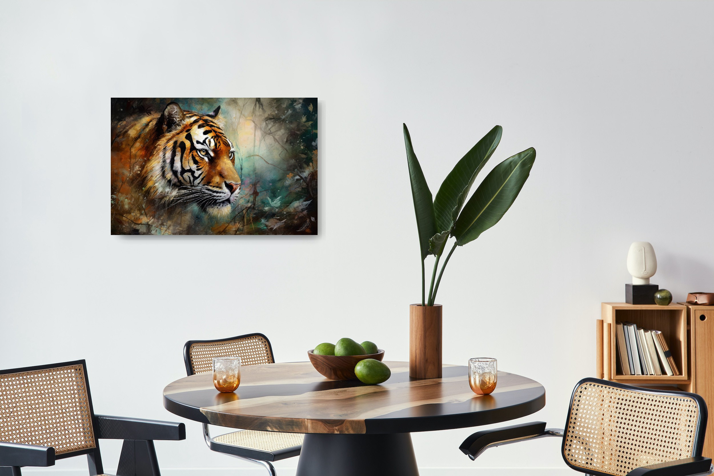 Tiger Collection Sacred Animals Artwork #37 Lolly Shine. Lolly Shine. Contemporary digital artist
