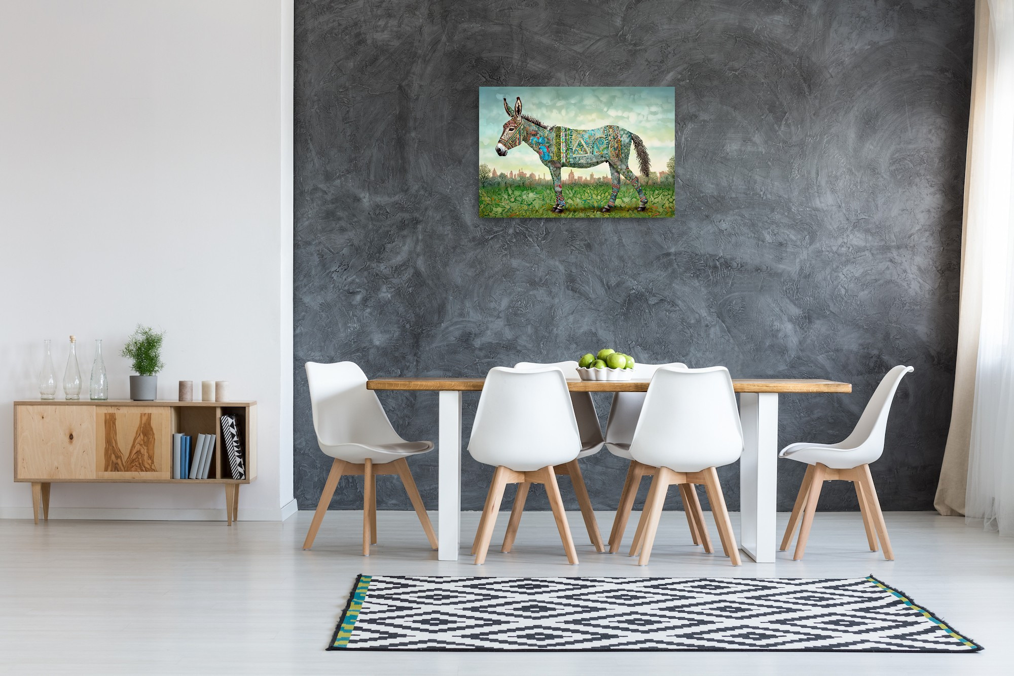 Donkey Collection Sacred Animals. Artwork #7 Lolly Shine. Lolly Shine. Contemporary digital artist