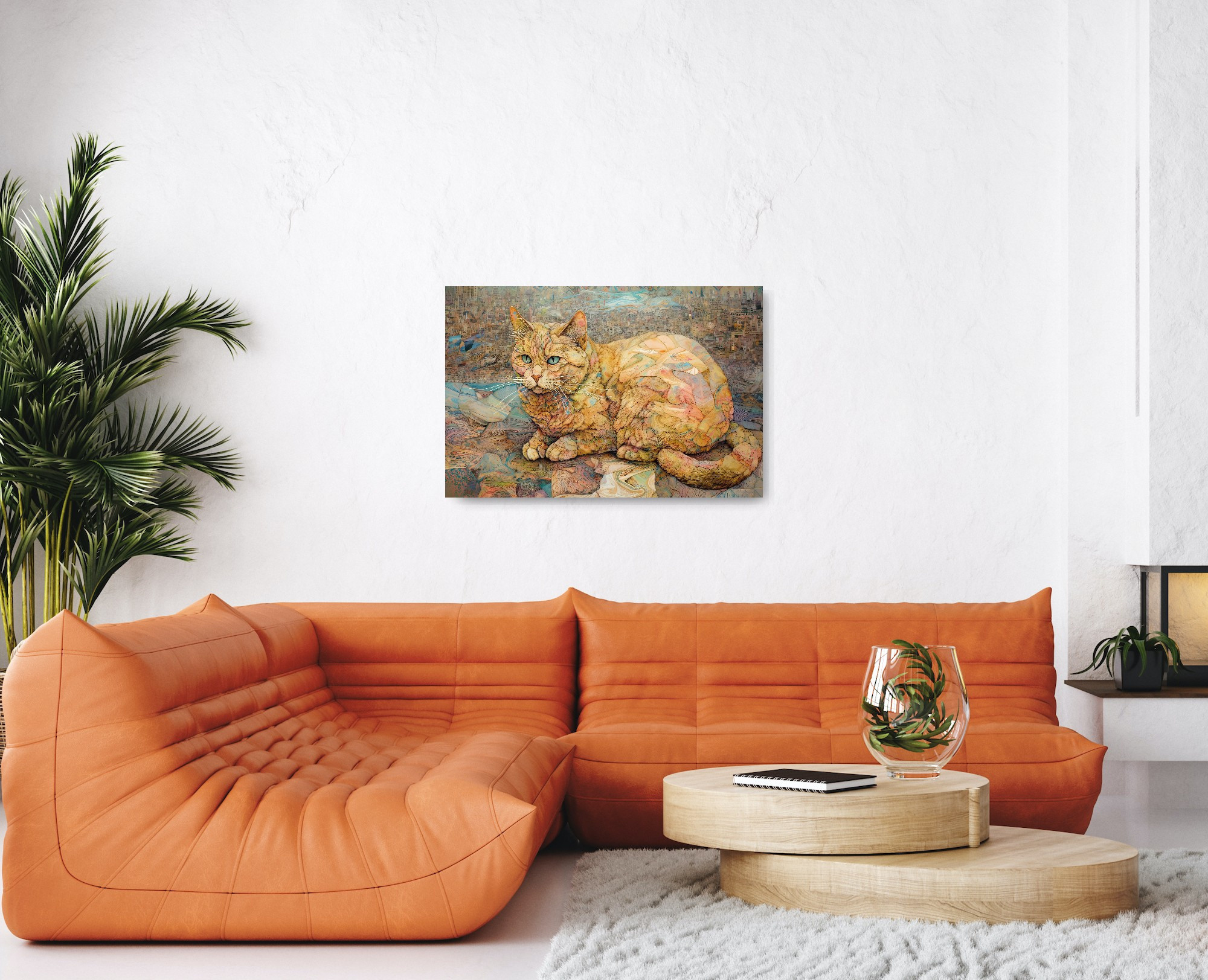 Cat Collection Sacred Animals Artwork #11 Lolly Shine. Lolly Shine. Contemporary digital artist