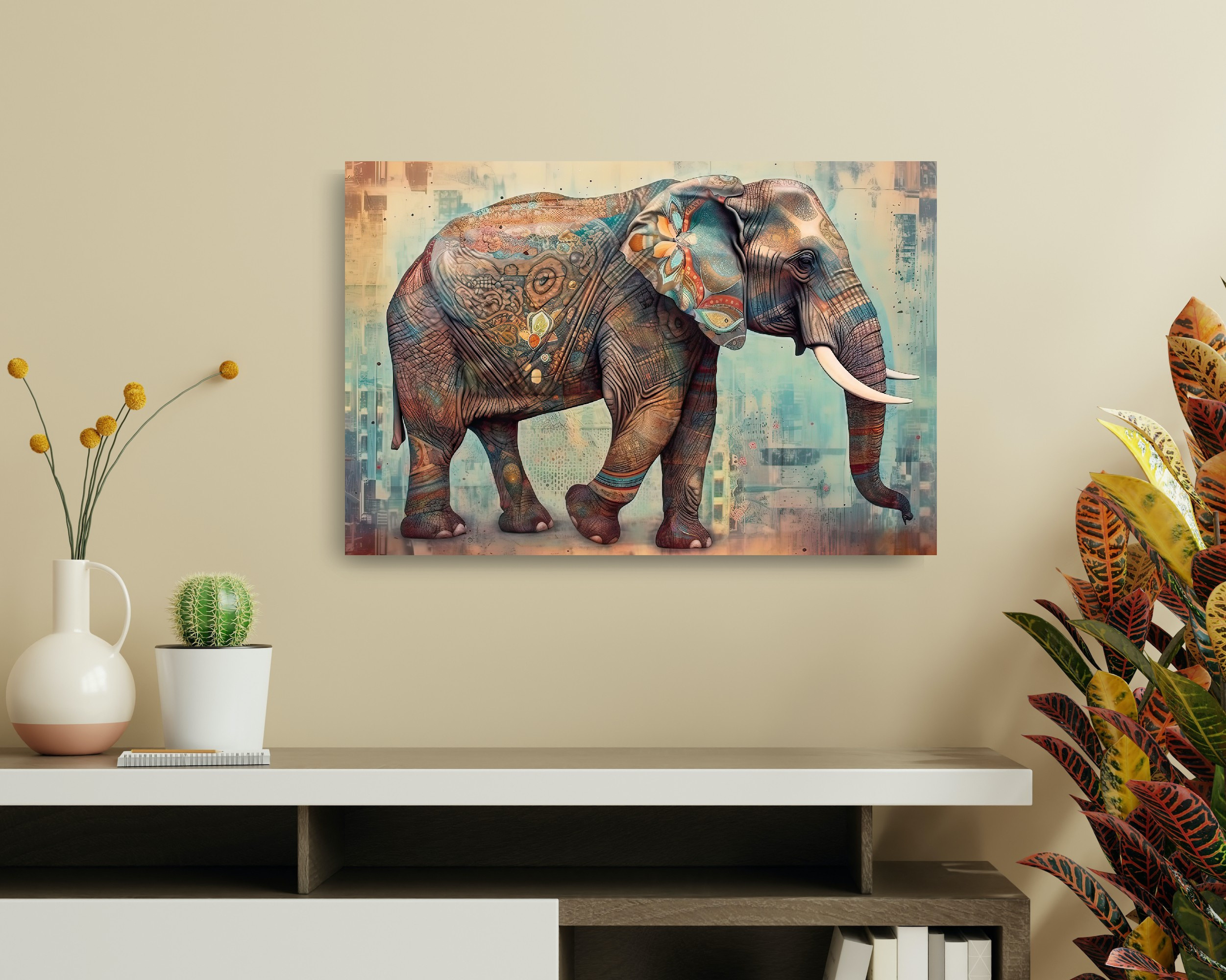 Elephant Collection Sacred Animals Artwork #9 Lolly Shine. Lolly Shine. Contemporary digital artist
