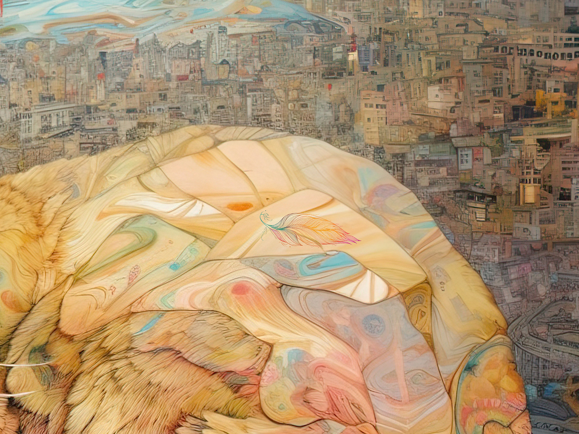 Cat Collection Sacred Animals Artwork #11 Lolly Shine. Lolly Shine. Contemporary digital artist