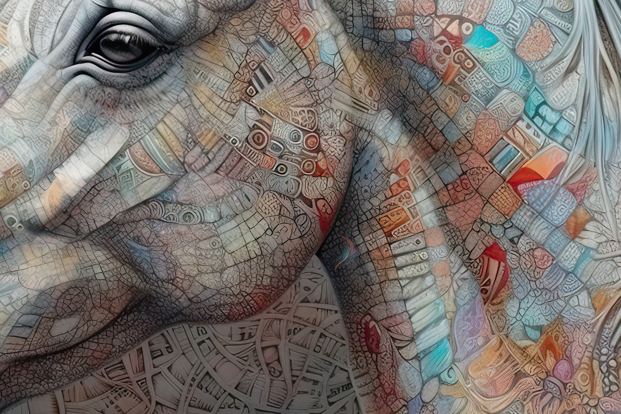 Horse Collection Sacred Animals Artwork #23 Lolly Shine. Lolly Shine. Contemporary digital artist