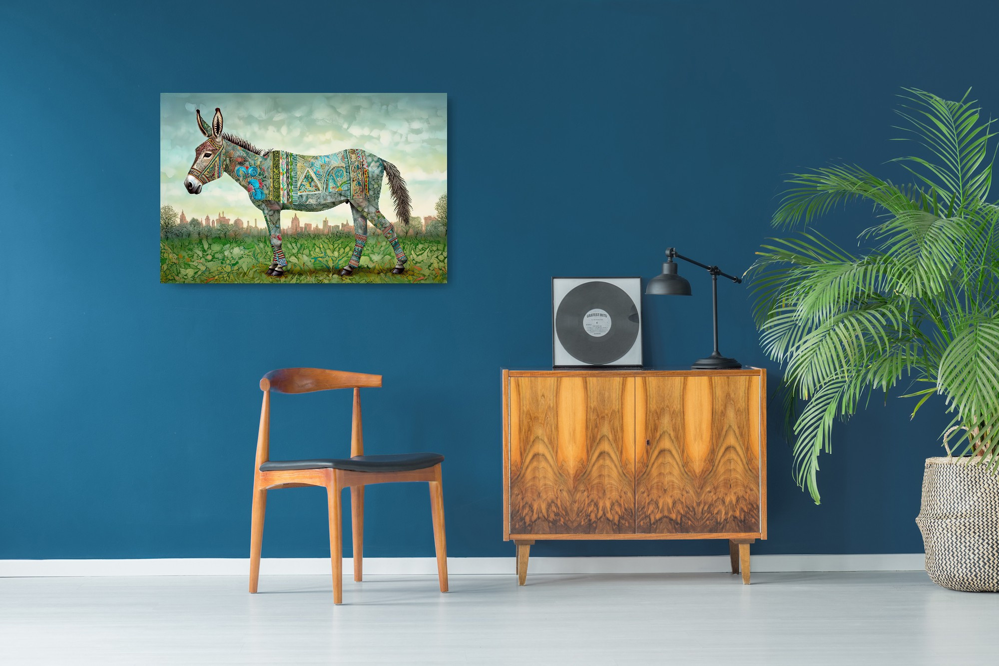 Donkey Collection Sacred Animals. Artwork #7 Lolly Shine. Lolly Shine. Contemporary digital artist