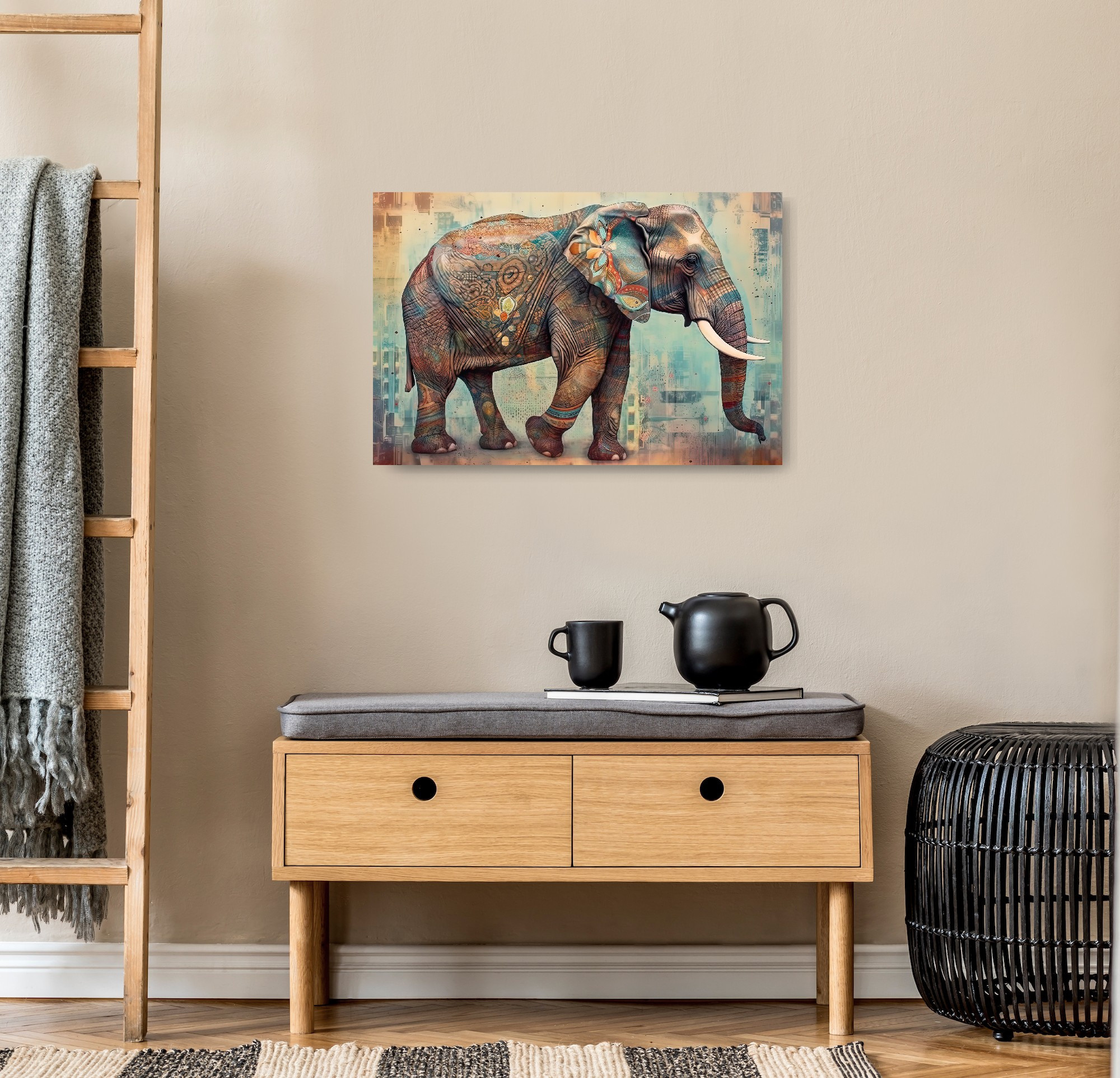 Elephant Collection Sacred Animals Artwork #9 Lolly Shine. Lolly Shine. Contemporary digital artist