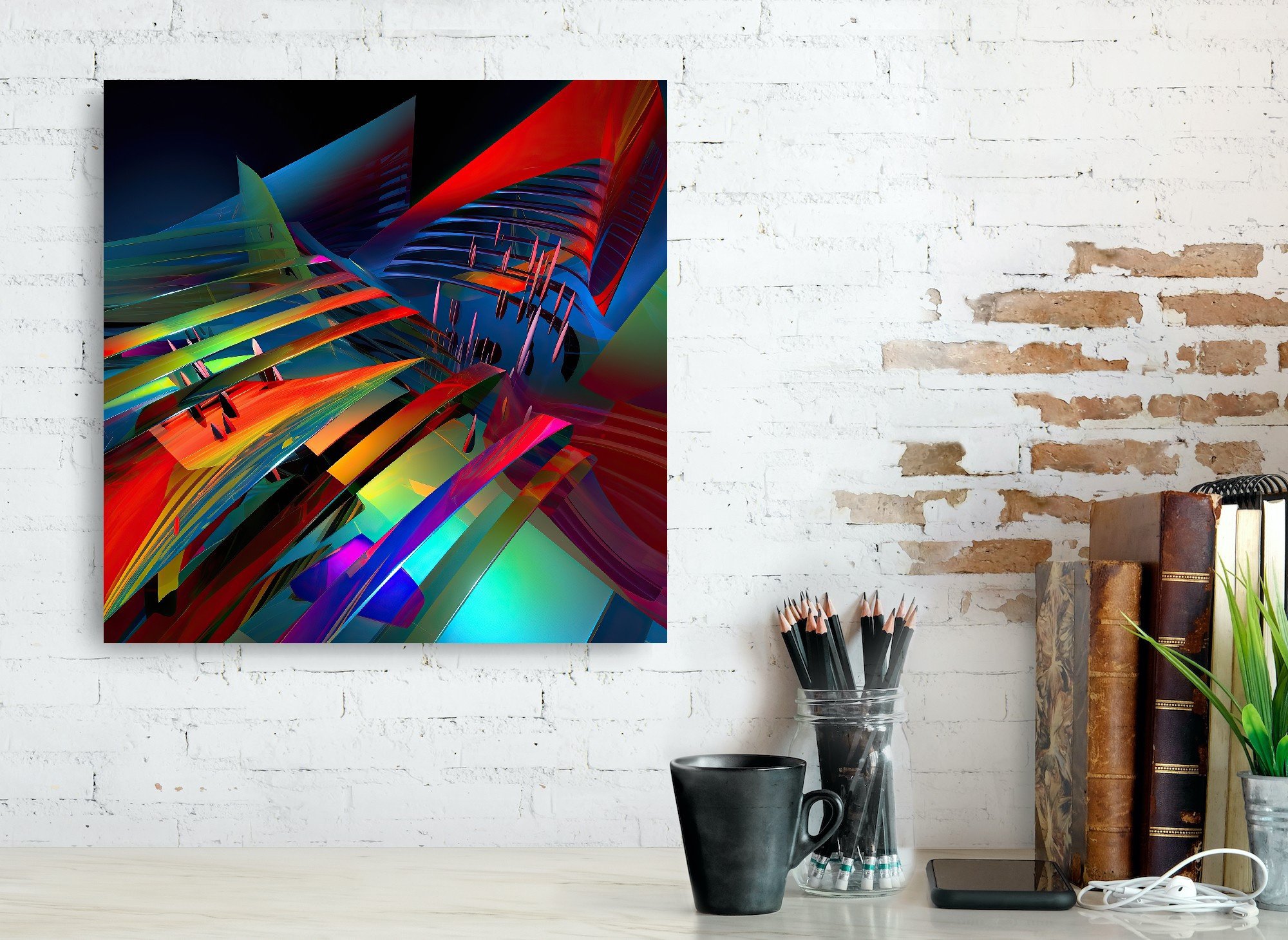 Abstract collection Music of the soul artwork #12. Lolly Shine. Contemporary digital artist