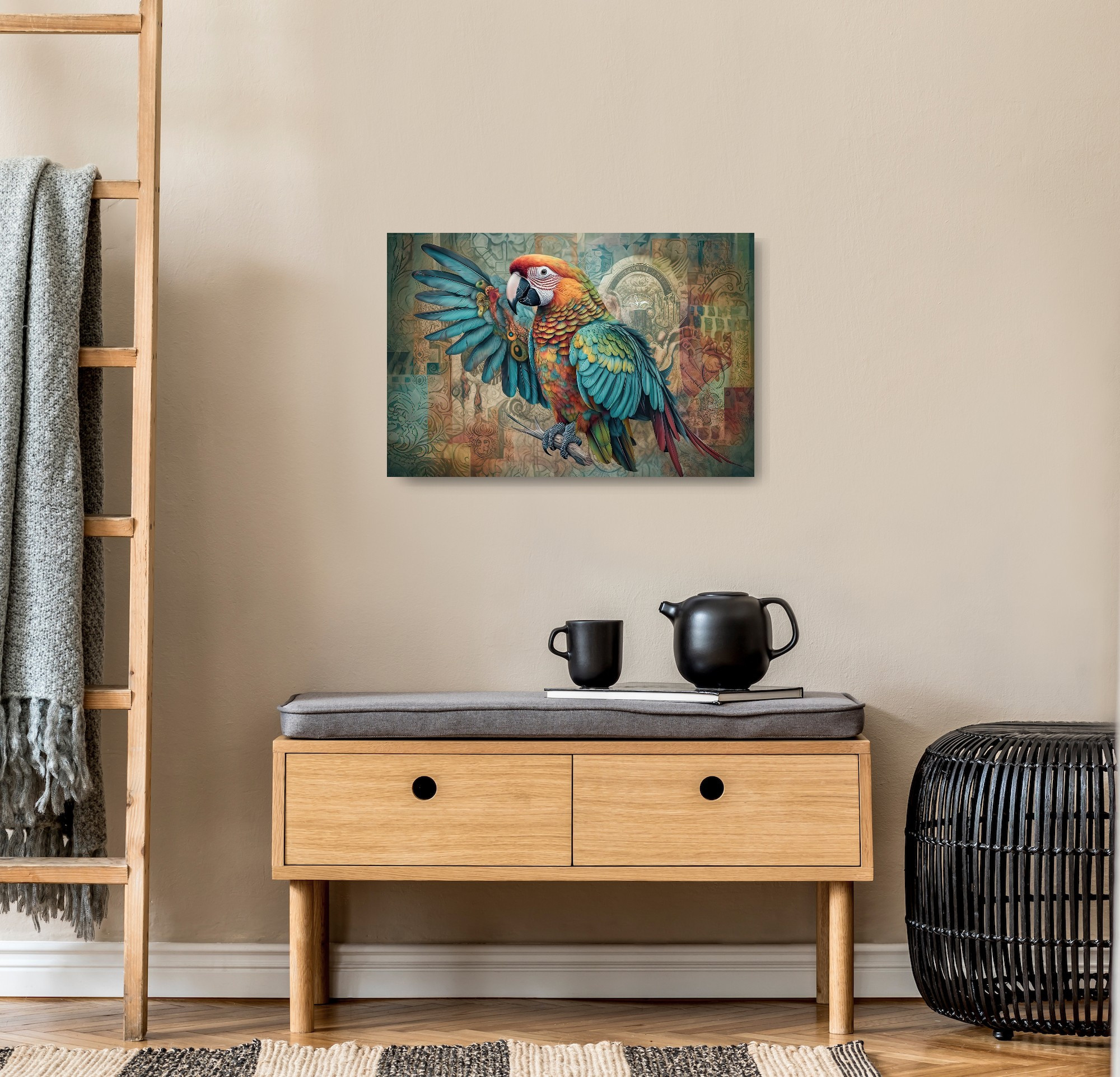 Parrot Collection Sacred Animals Artwork #20 Lolly Shine. Lolly Shine. Contemporary digital artist