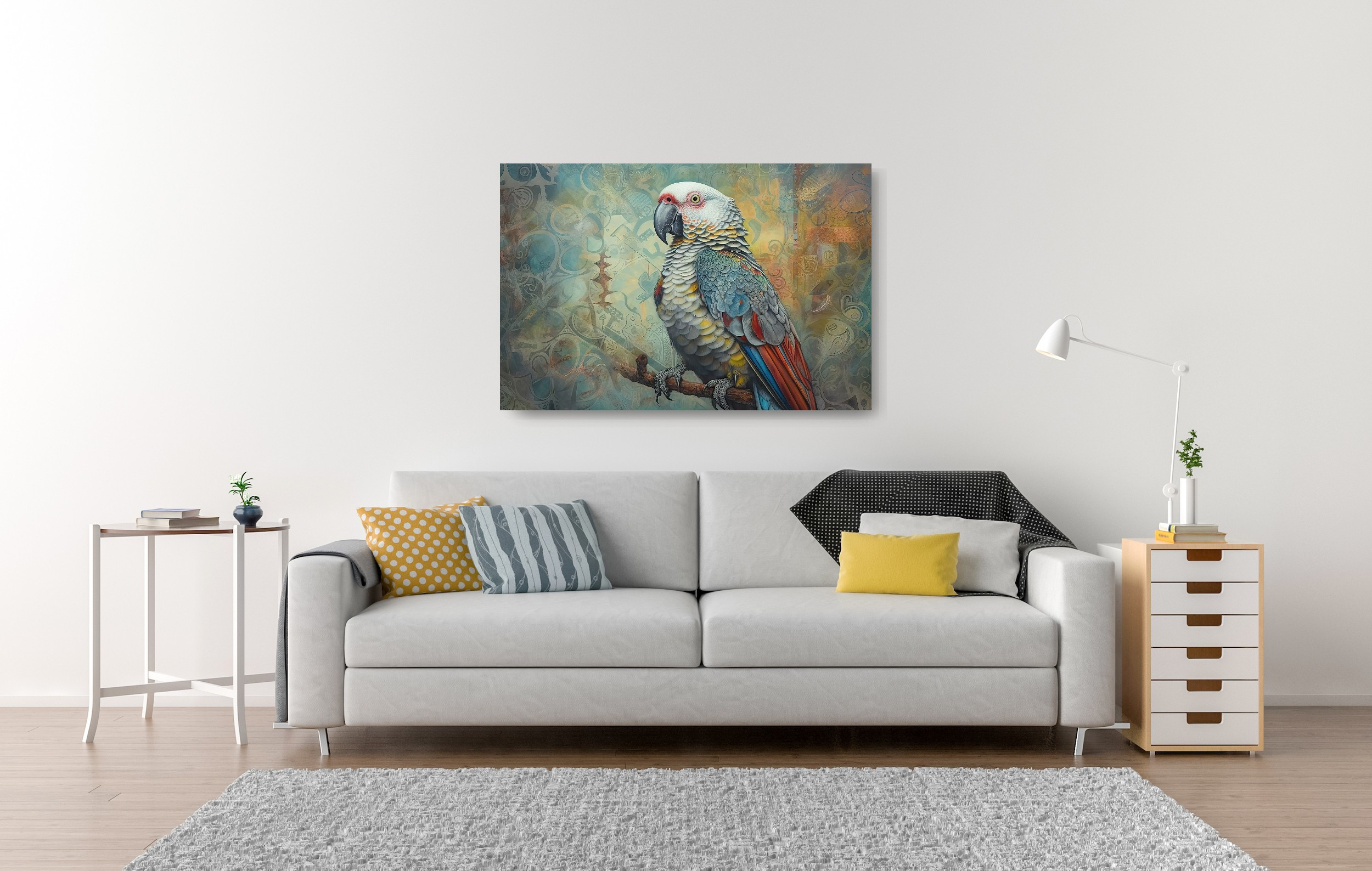 Parrot Collection Sacred Animals Artwork #26 Lolly Shine. Lolly Shine. Contemporary digital artist