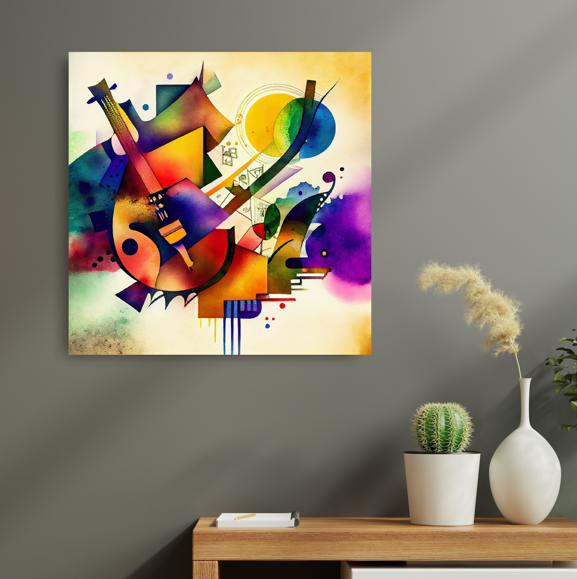 Abstract collection Music of the soul artwork #6. Lolly Shine. Contemporary digital artist