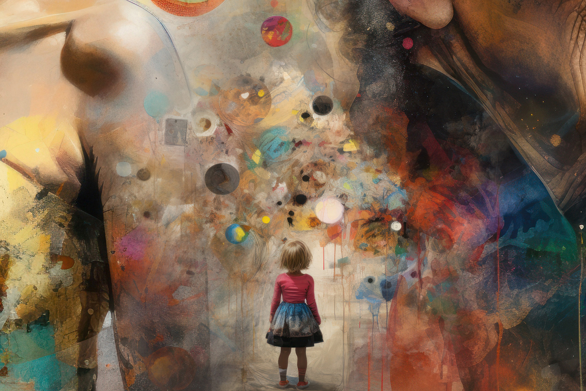 One Life. Digital collage. One-of-a-Kind. Lolly Shine. Contemporary digital artist