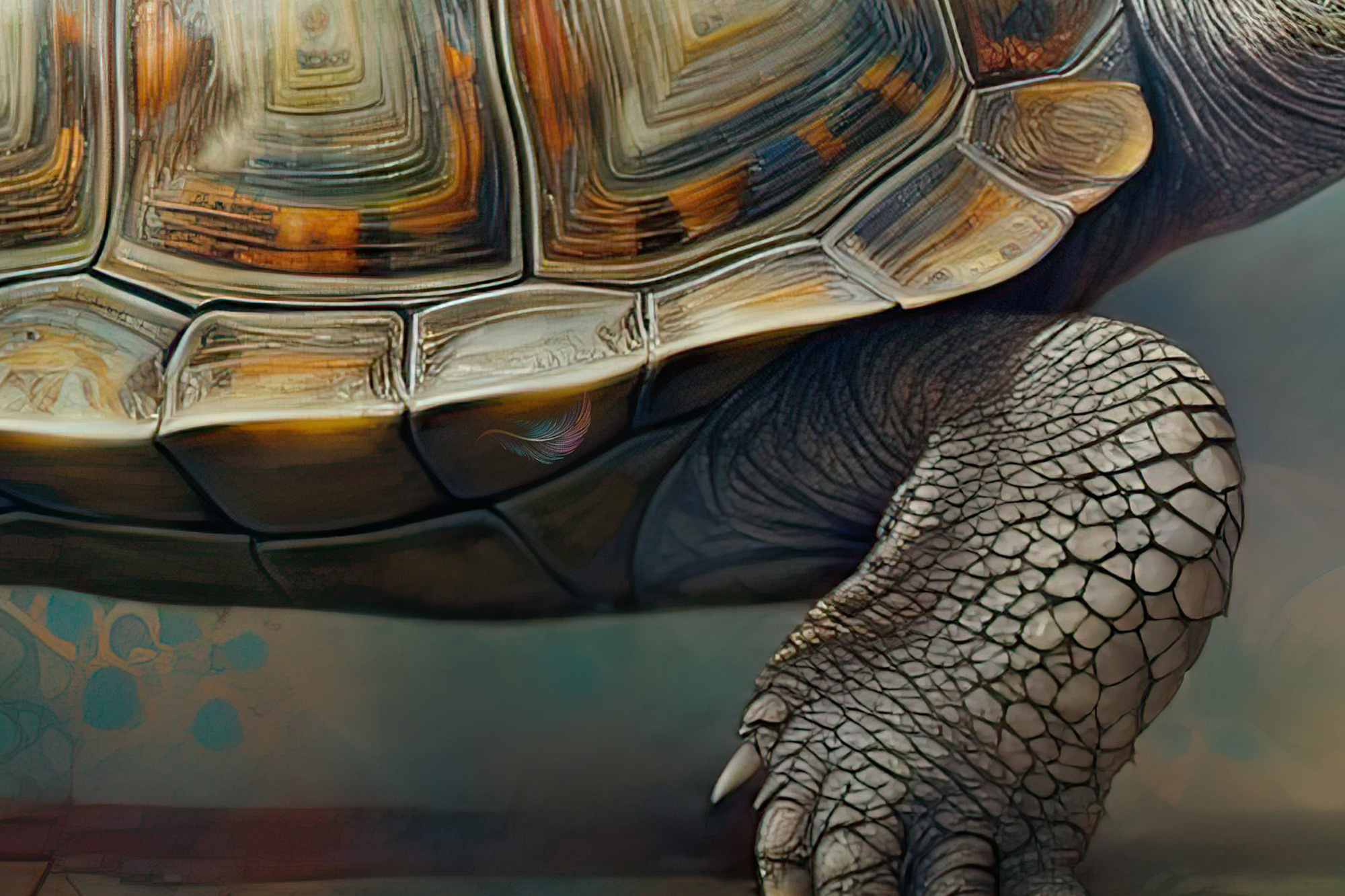 Turtle Collection Sacred Animals Artwork #19 Lolly Shine. Lolly Shine. Contemporary digital artist