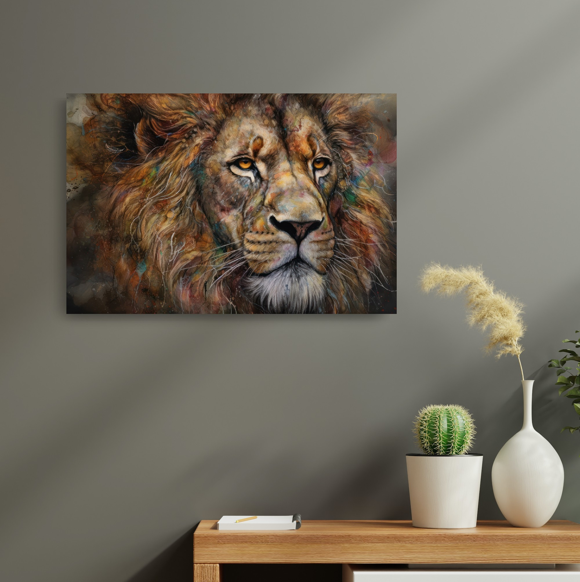 Lion Collection Sacred Animals Artwork #35 Lolly Shine. Lolly Shine. Contemporary digital artist