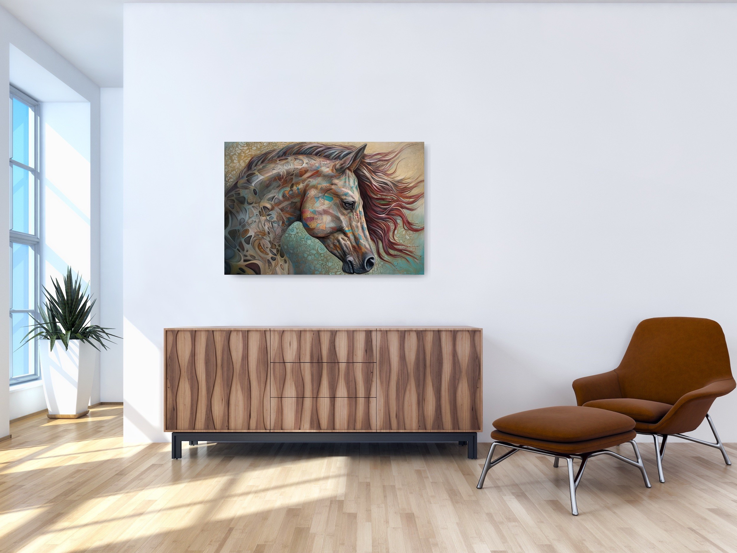 Horse Collection Sacred Animals Artwork #16 Lolly Shine. Lolly Shine. Contemporary digital artist