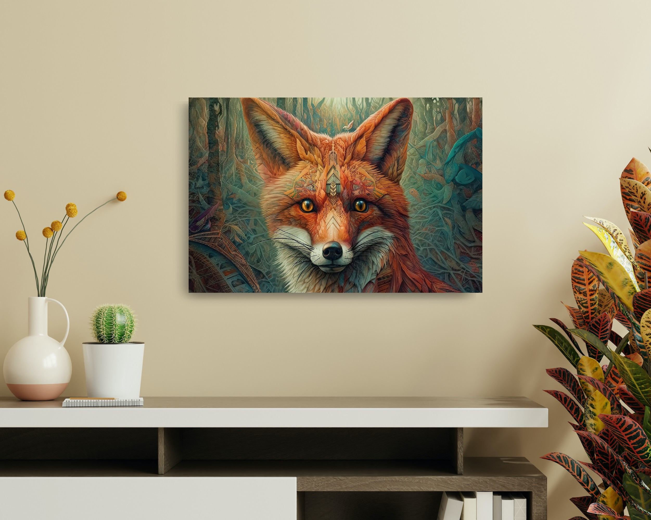 Fox Collection Sacred Animals Artwork #2 Lolly Shine. Lolly Shine. Contemporary digital artist
