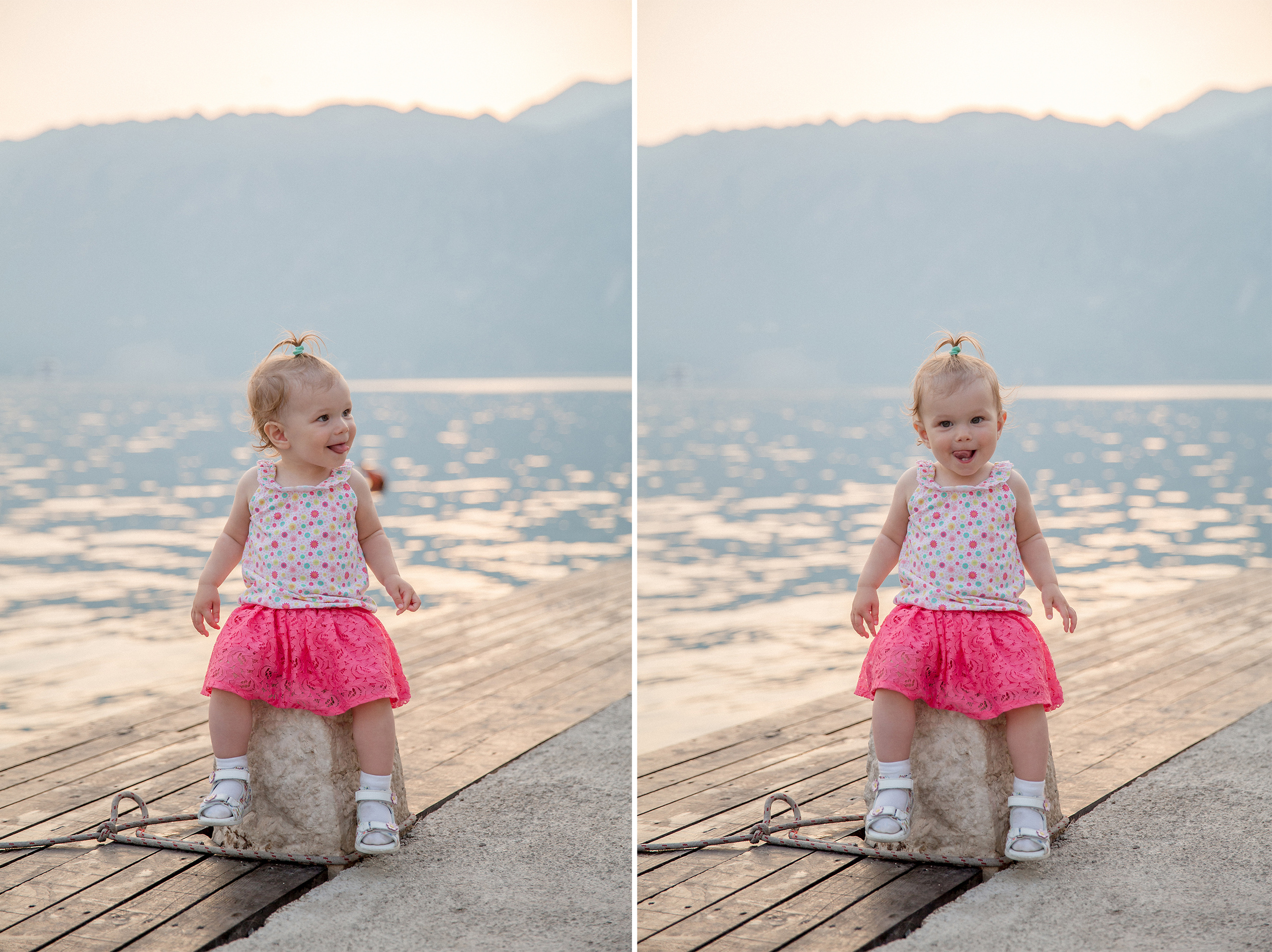 Family photo session in Perast Montenegro