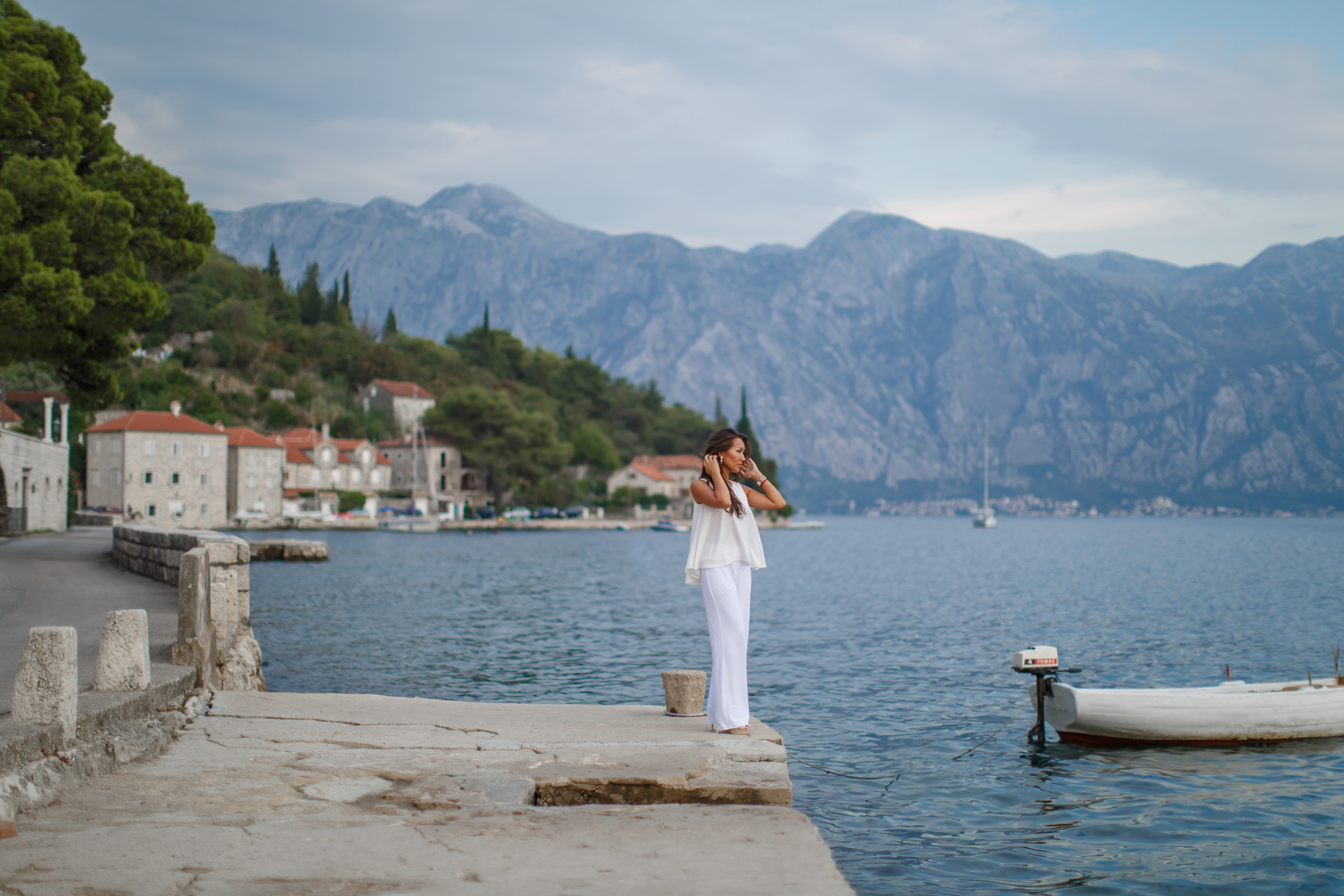 Perast Montenegro'da Fotoğrafçılık