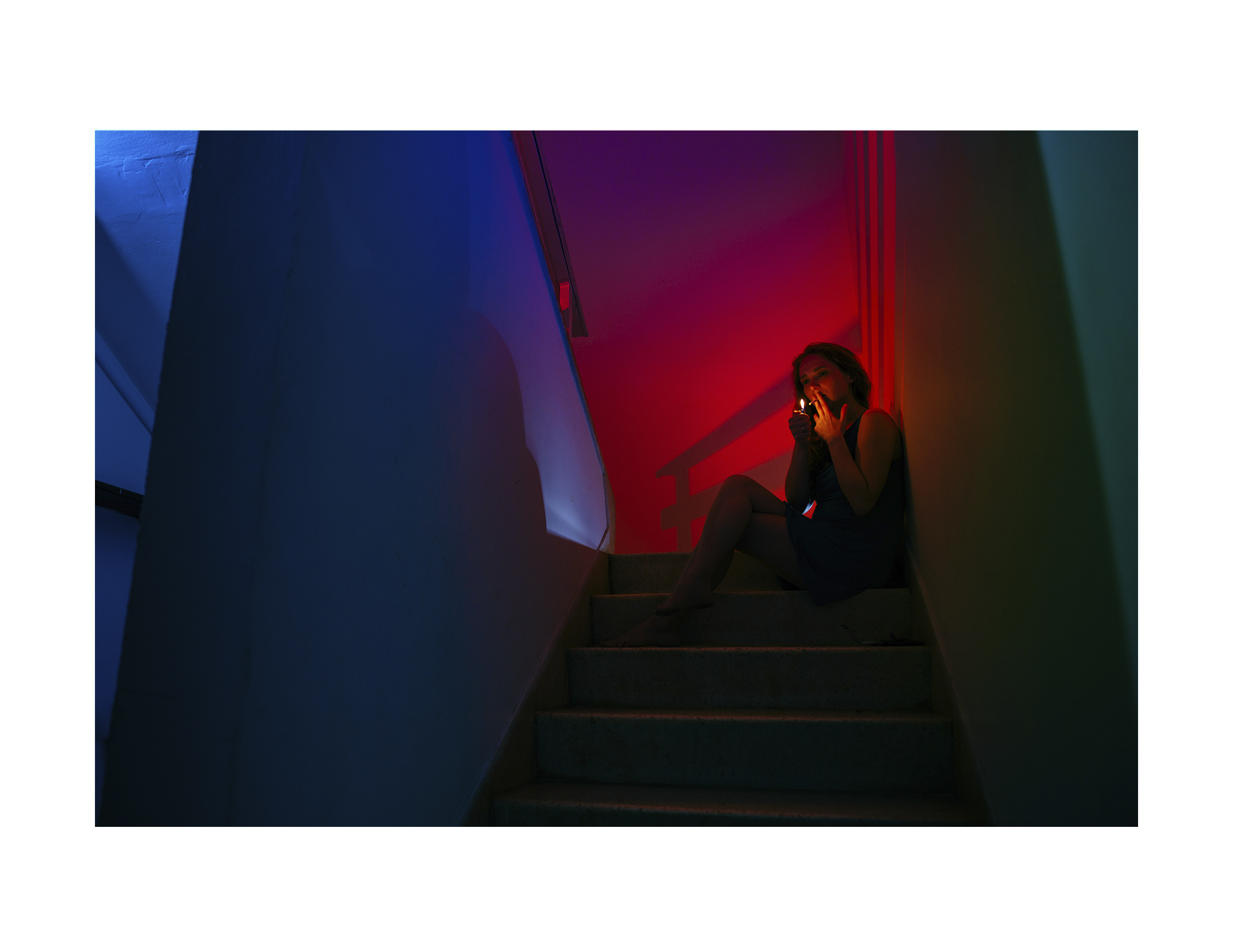 Night lights. Portrait photografer in Montenegro