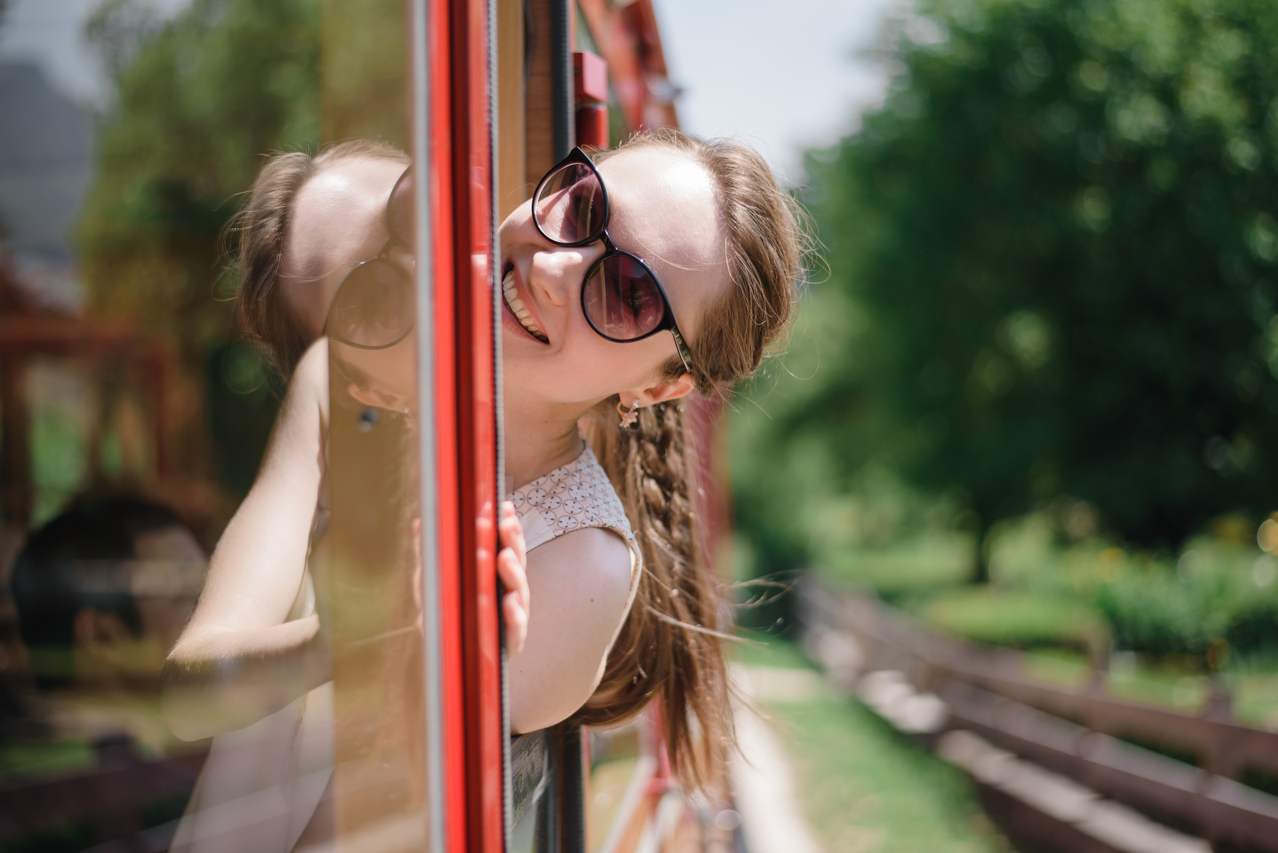 Sunny day — Austria. Portrait photografer in Montenegro