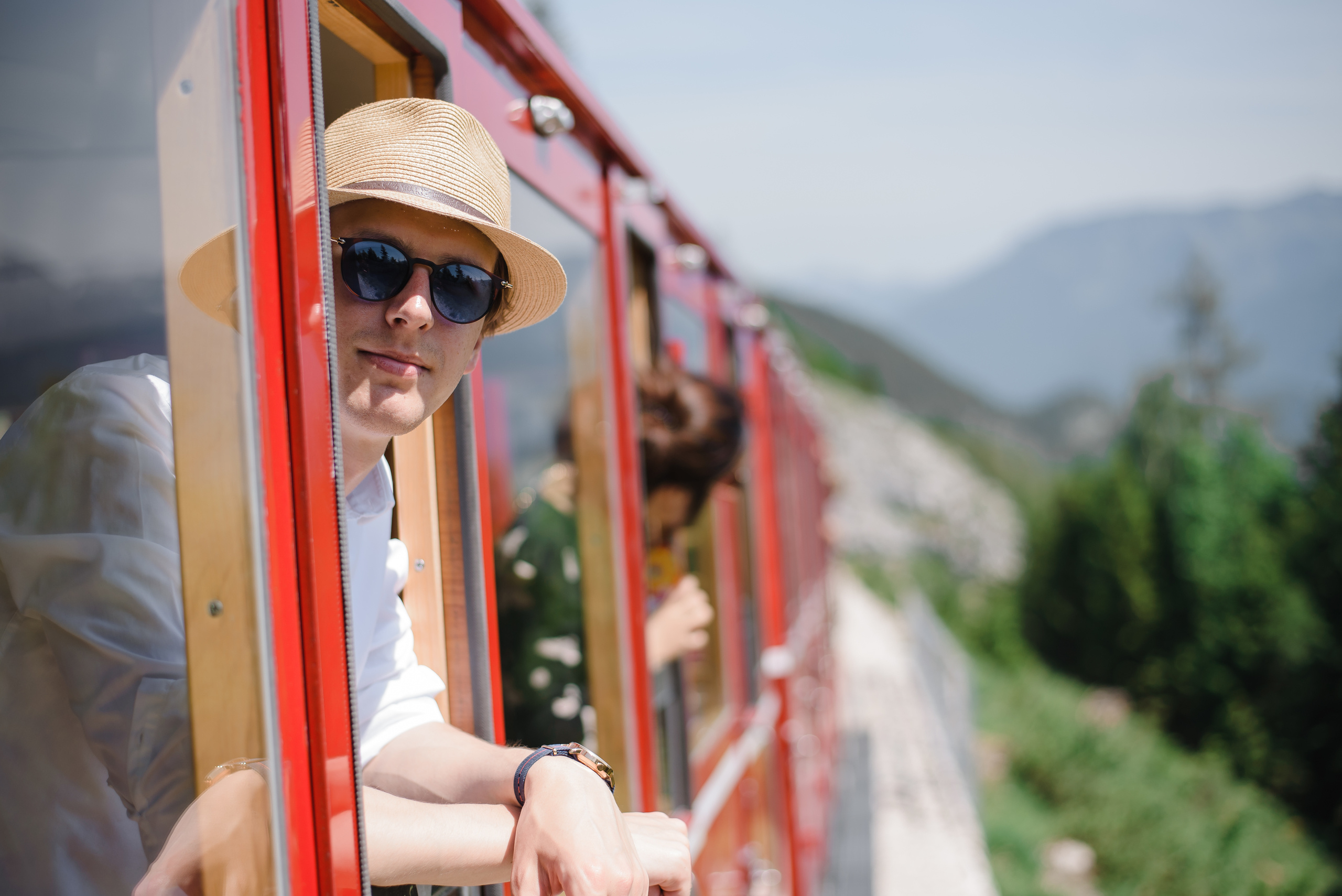 Sunny day — Austria. Portrait photografer in Montenegro