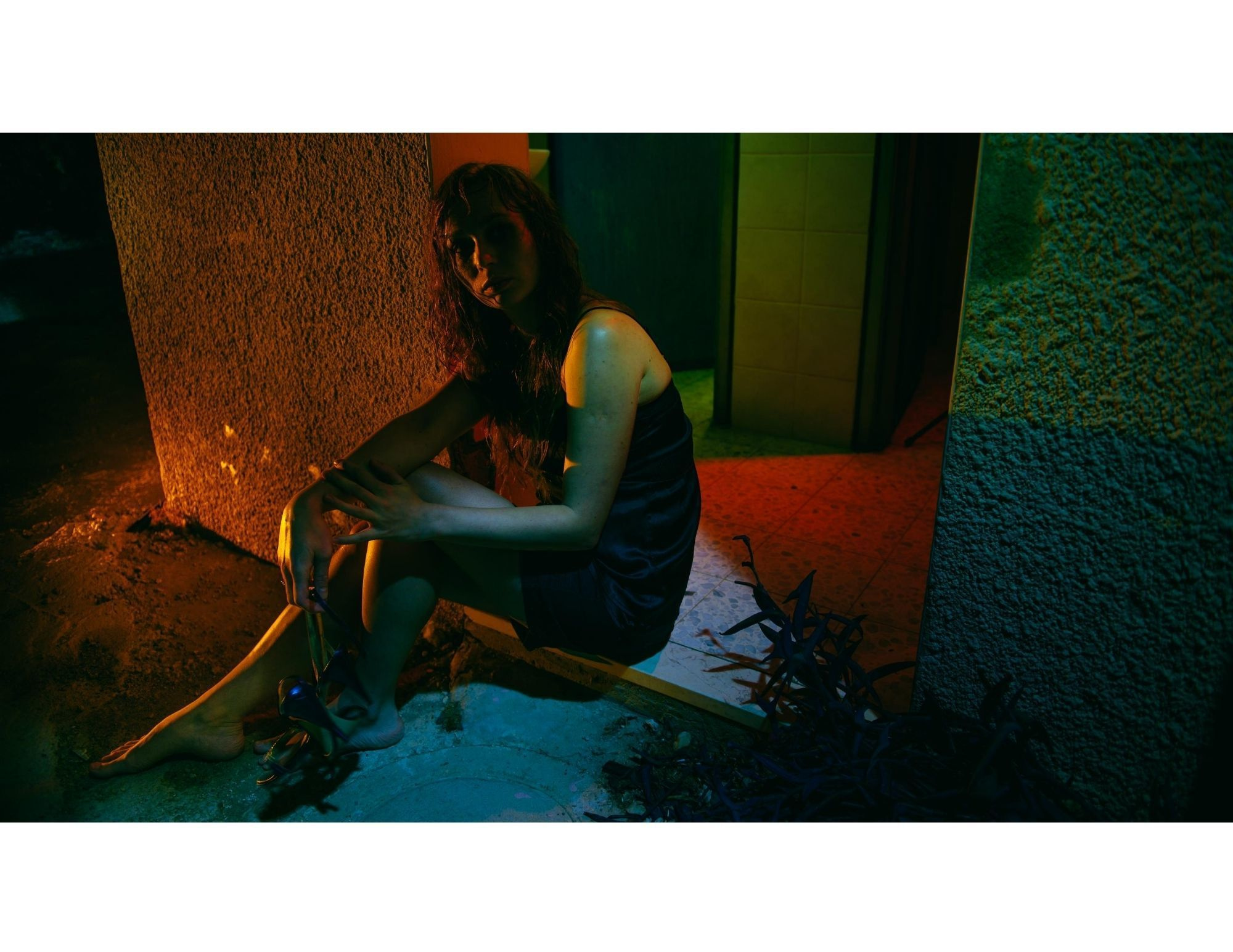 Night lights. Portrait photografer in Montenegro