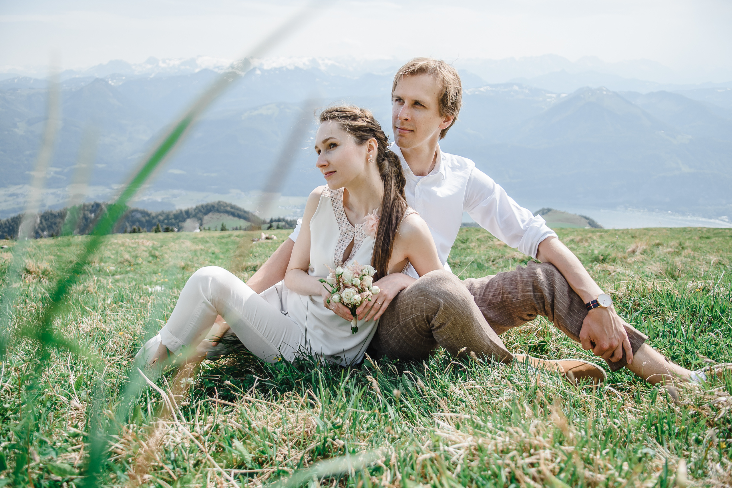 Sunny day — Austria. Portrait photografer in Montenegro