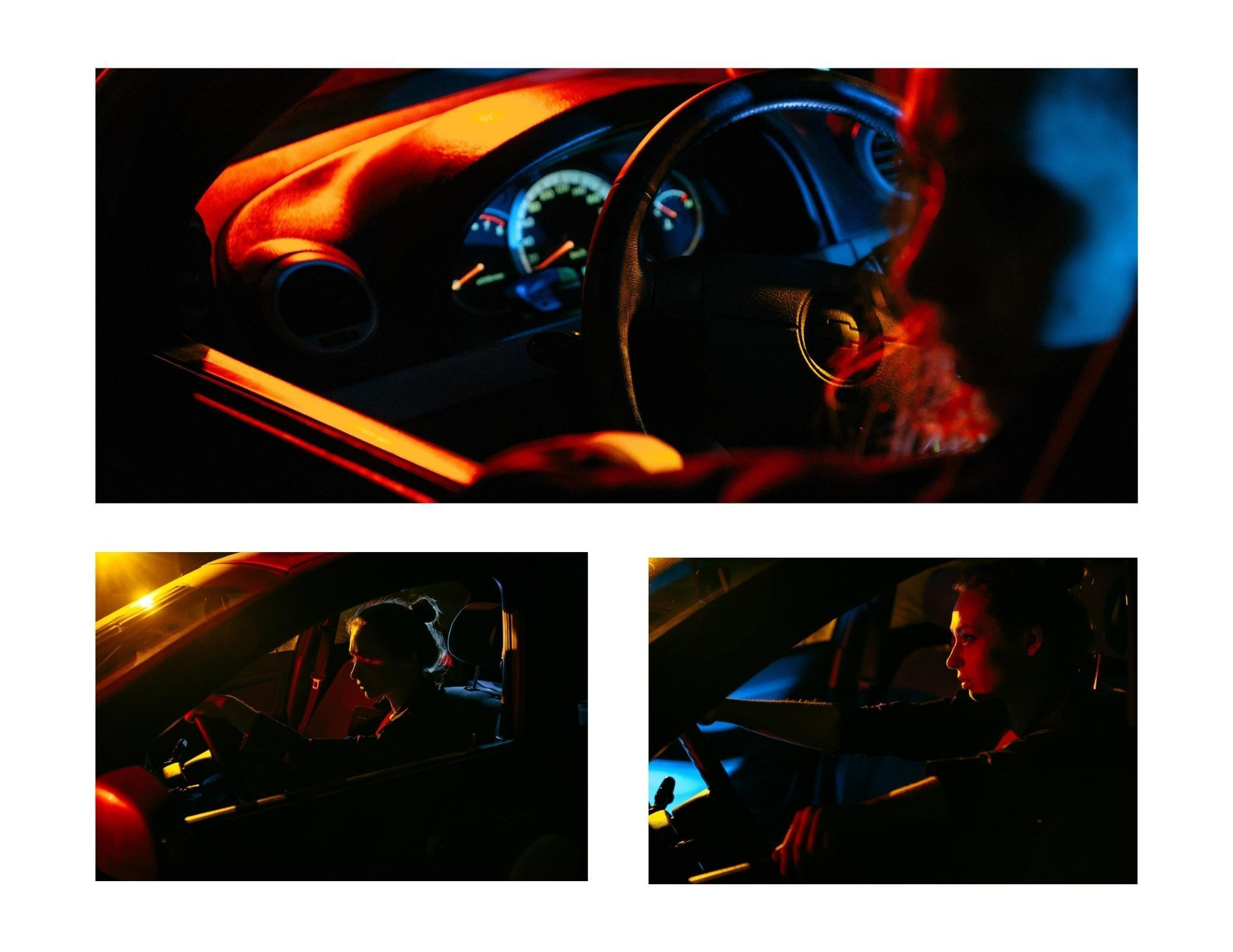 Night lights. Portrait photografer in Montenegro