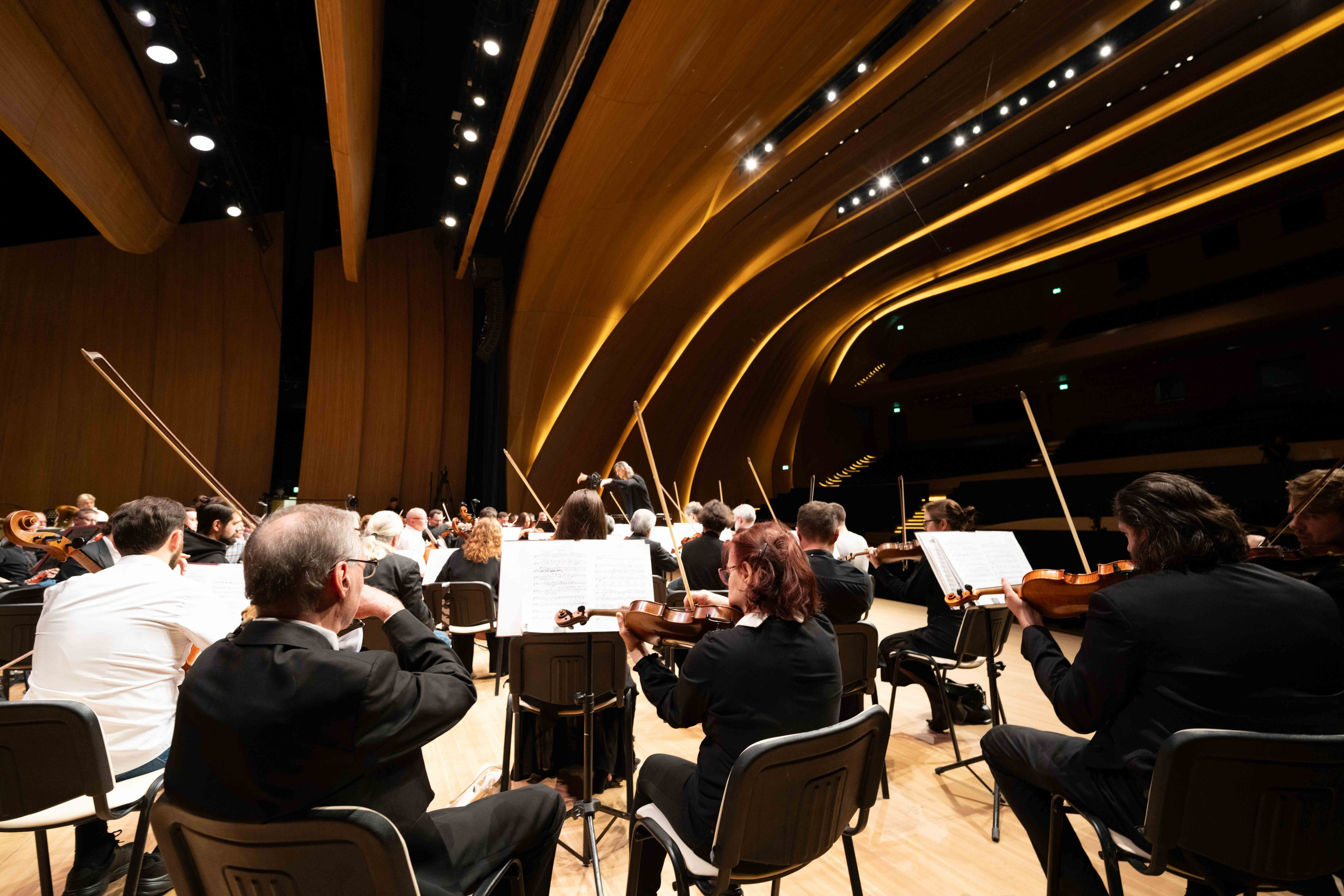 The Tchaikovsky Academic Grand Symphony Orchestra in Baku. Wedding&Event photographer Ismail Rzayev in Baku