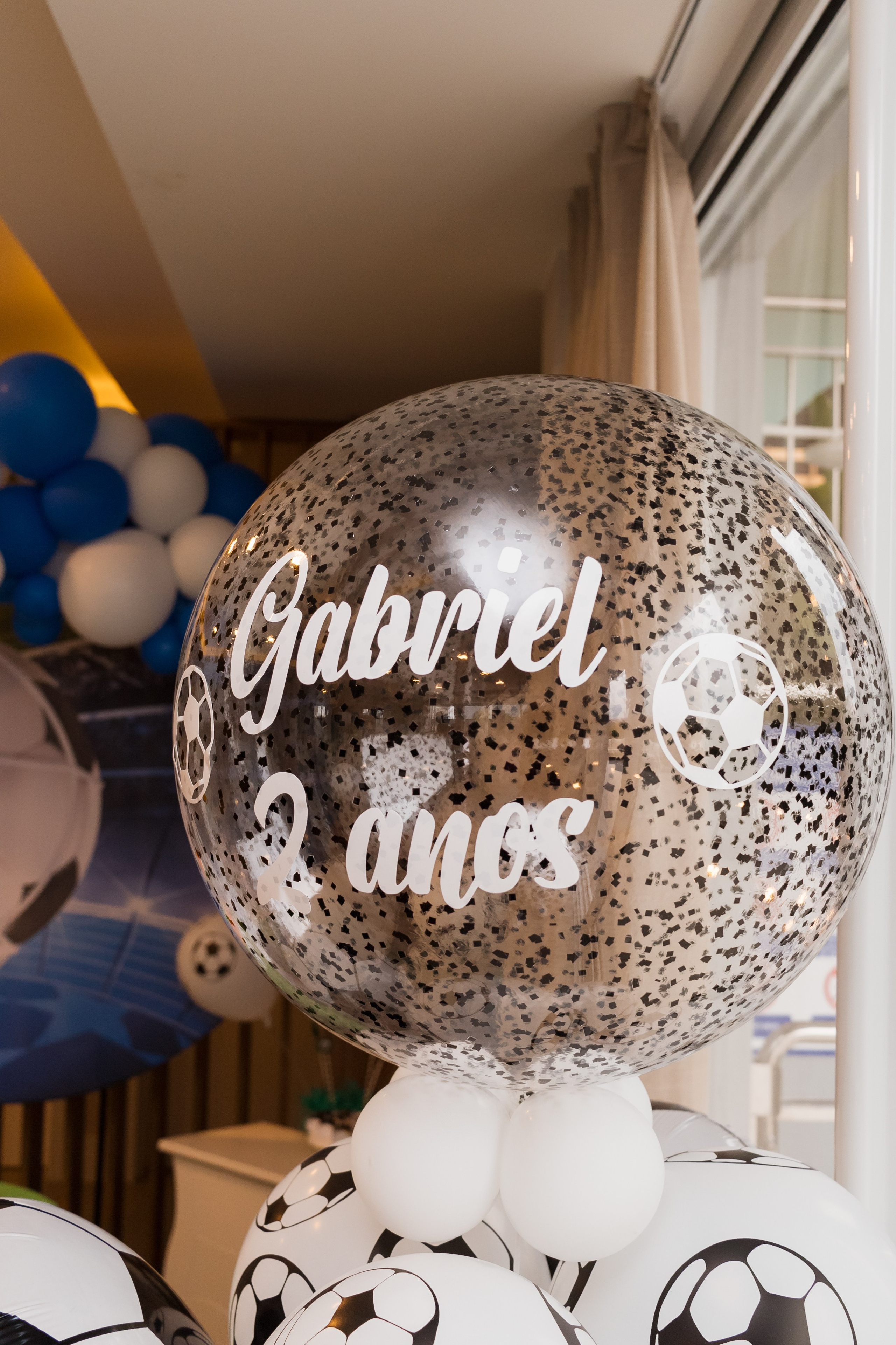 Aniversário infantil futebol, em Palhoça, Santa Catarina.