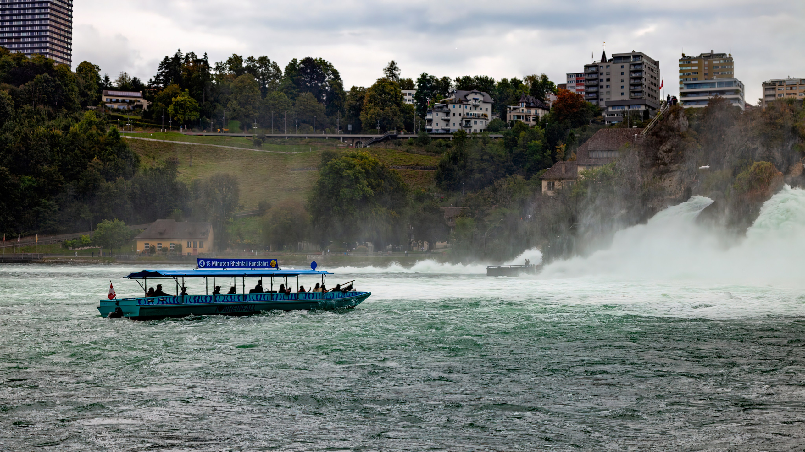 186.Rhine Falls.Switzerland.23.9.2024. Путешествия в формате 360......