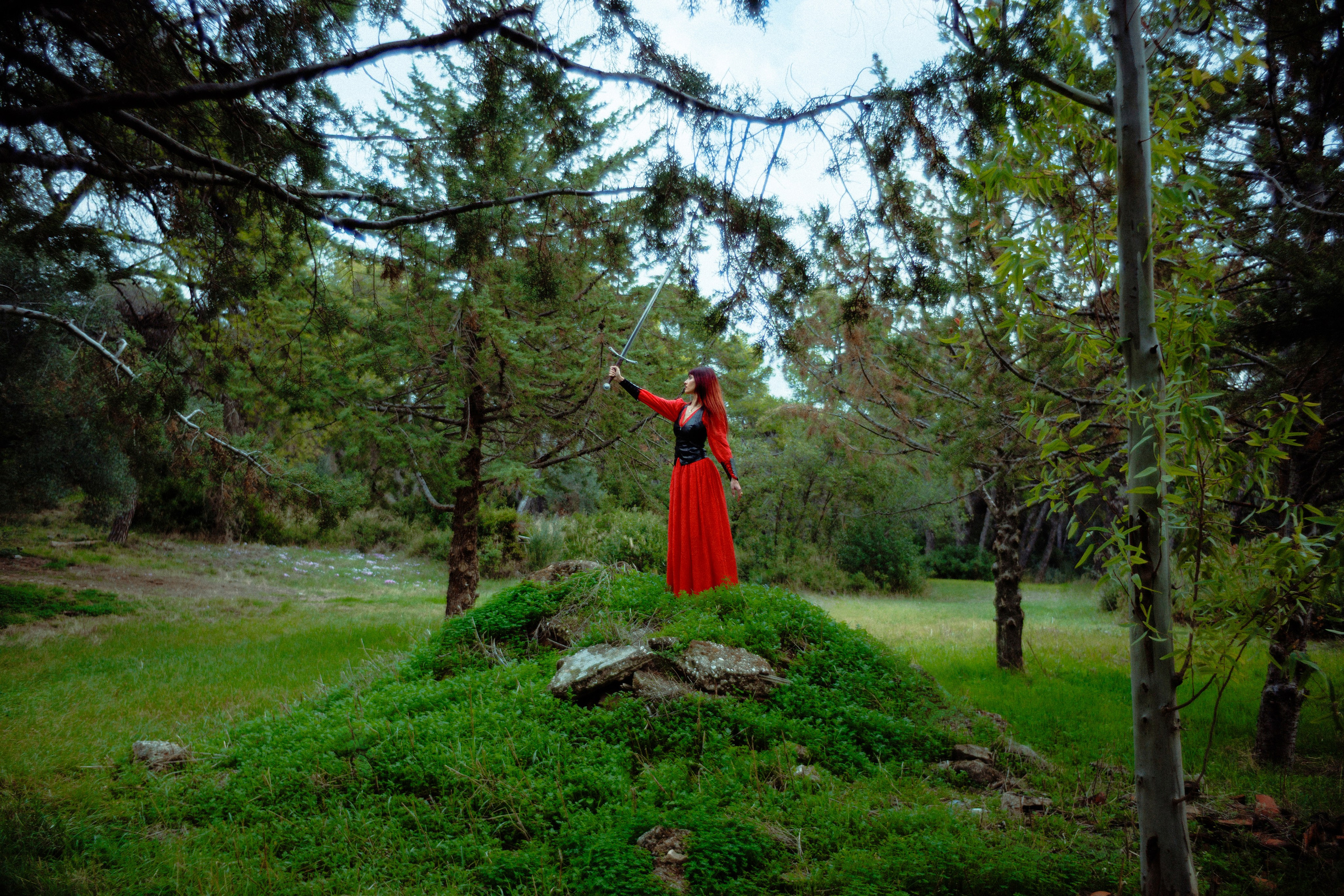 Jana the Forest Knight. Photographer in Greece Kristina