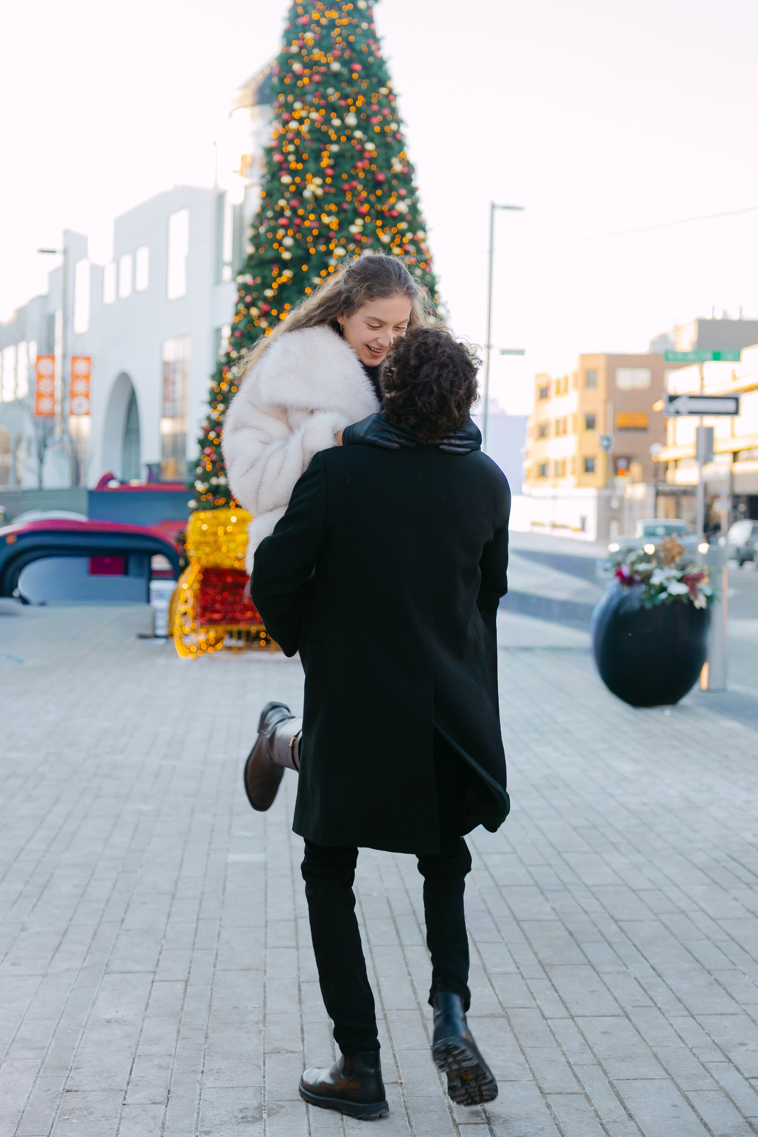 Christmas magic together. Home