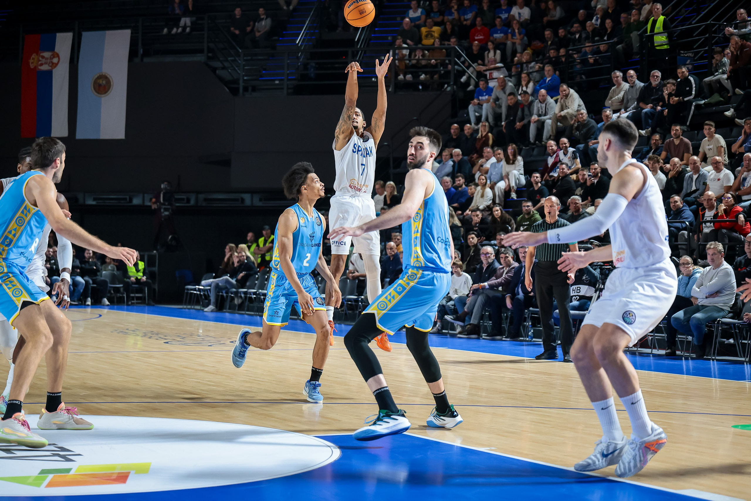 KK Spartak vs CB Gran Canaria. Aleksandar Šećerov photographer and videographer in Subotica, Serbia