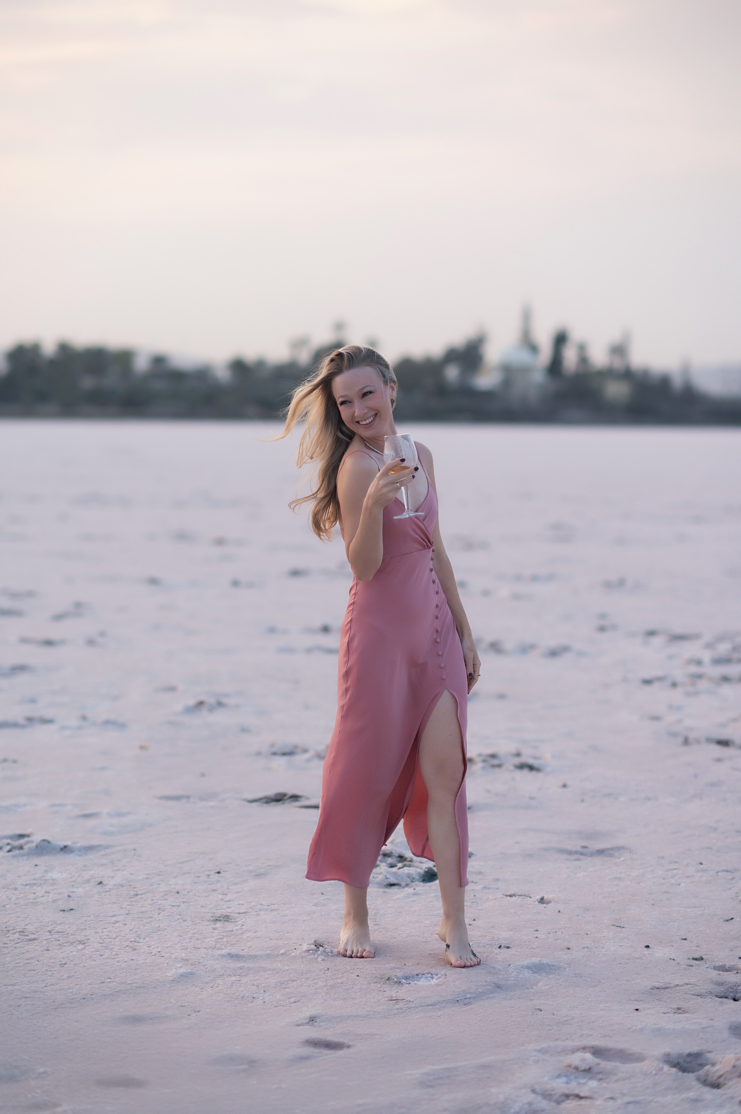 На Соленом озере. Фотограф на Кипре