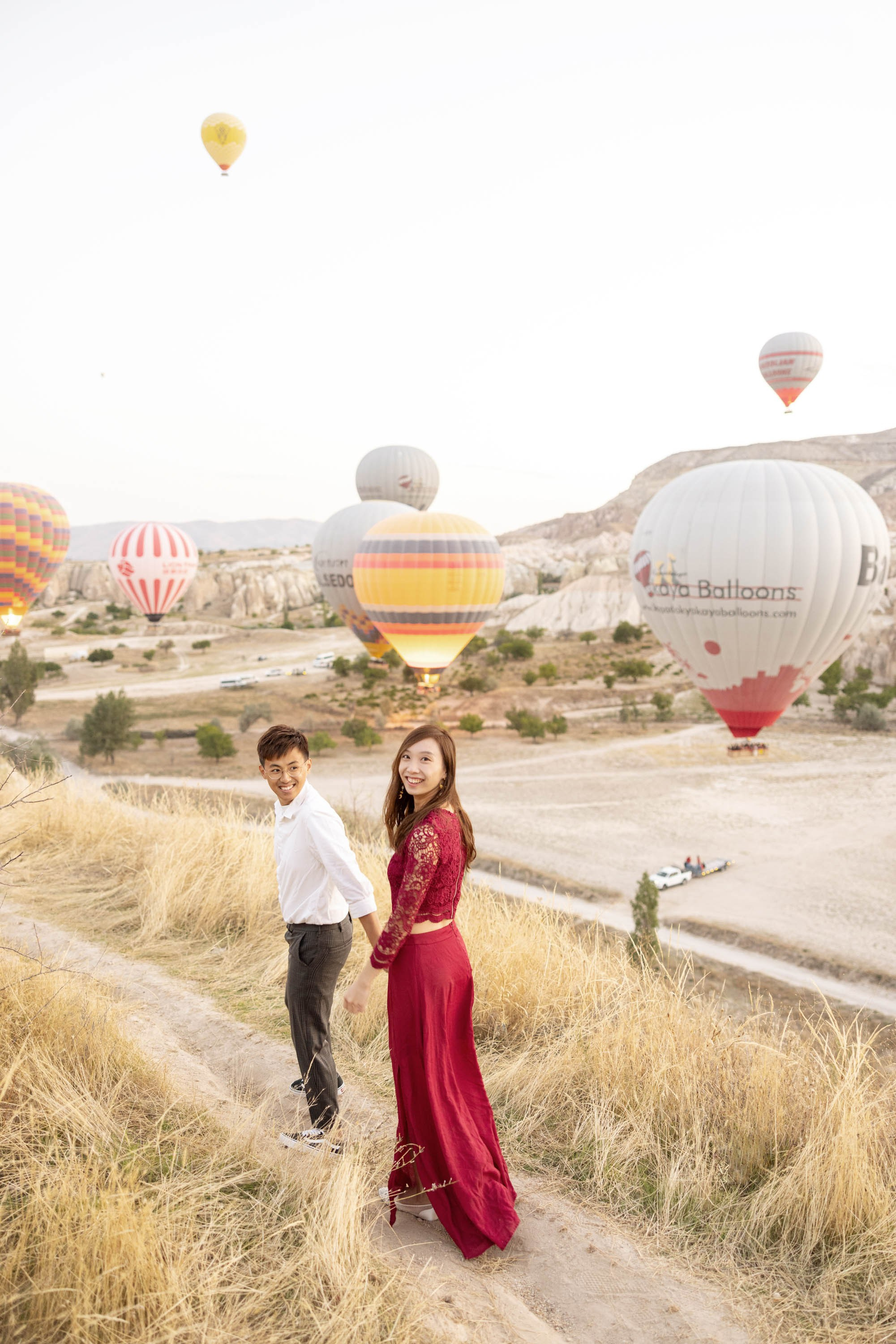 Couple photo shoot in Cappadocia. Julia Ganch I Fashion Wedding Photography I Cappadocia Turkey