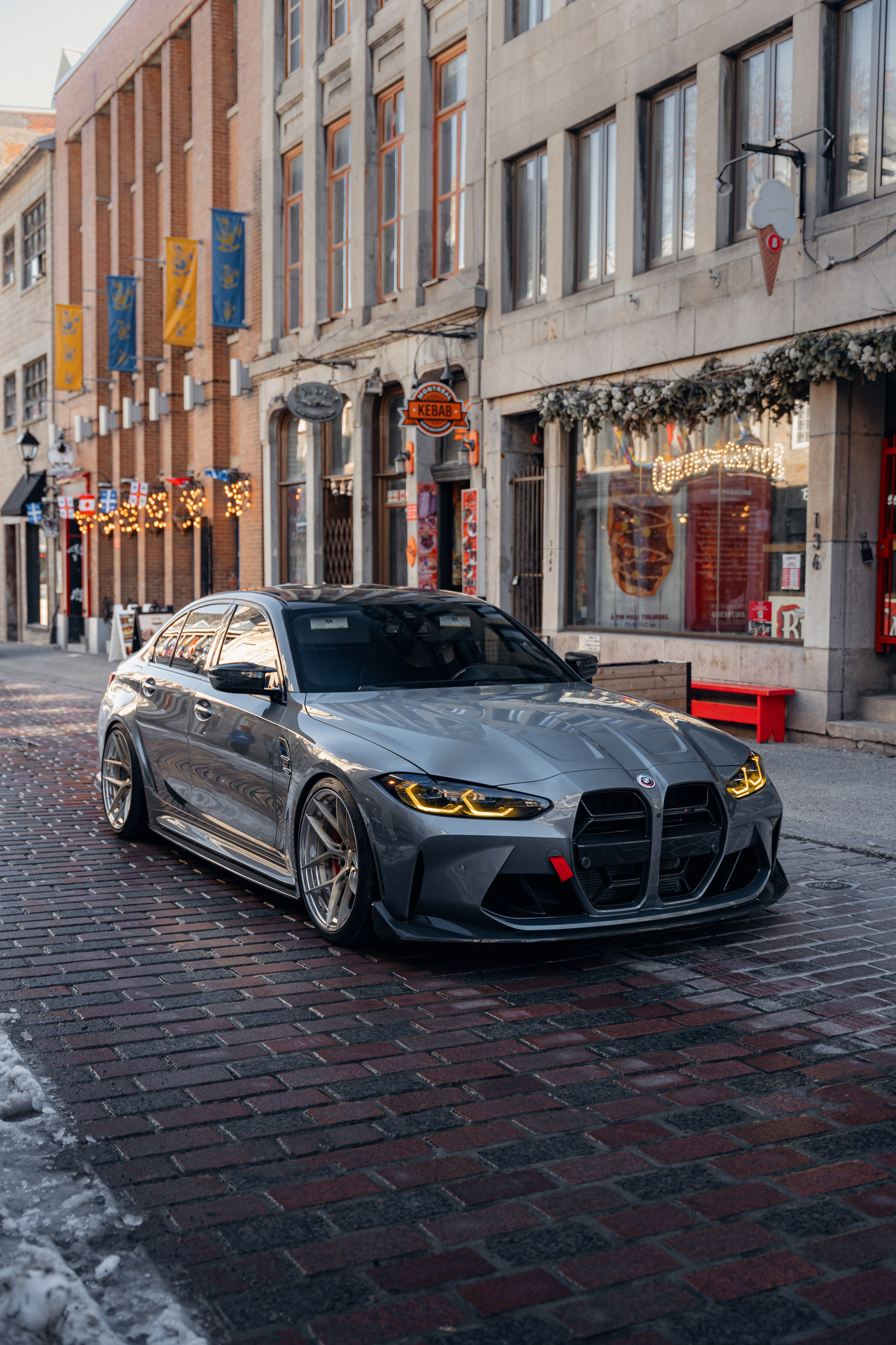 BMW M3 G80 Downtown Montreal. Photographer in Paris — Vitalii Motruk