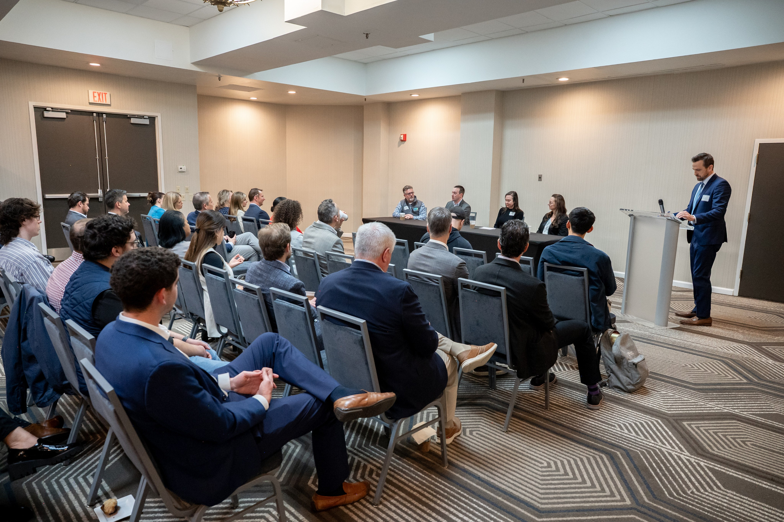 Executive Roundtable networking. Portrait photographer in Charlotte, North Carolina