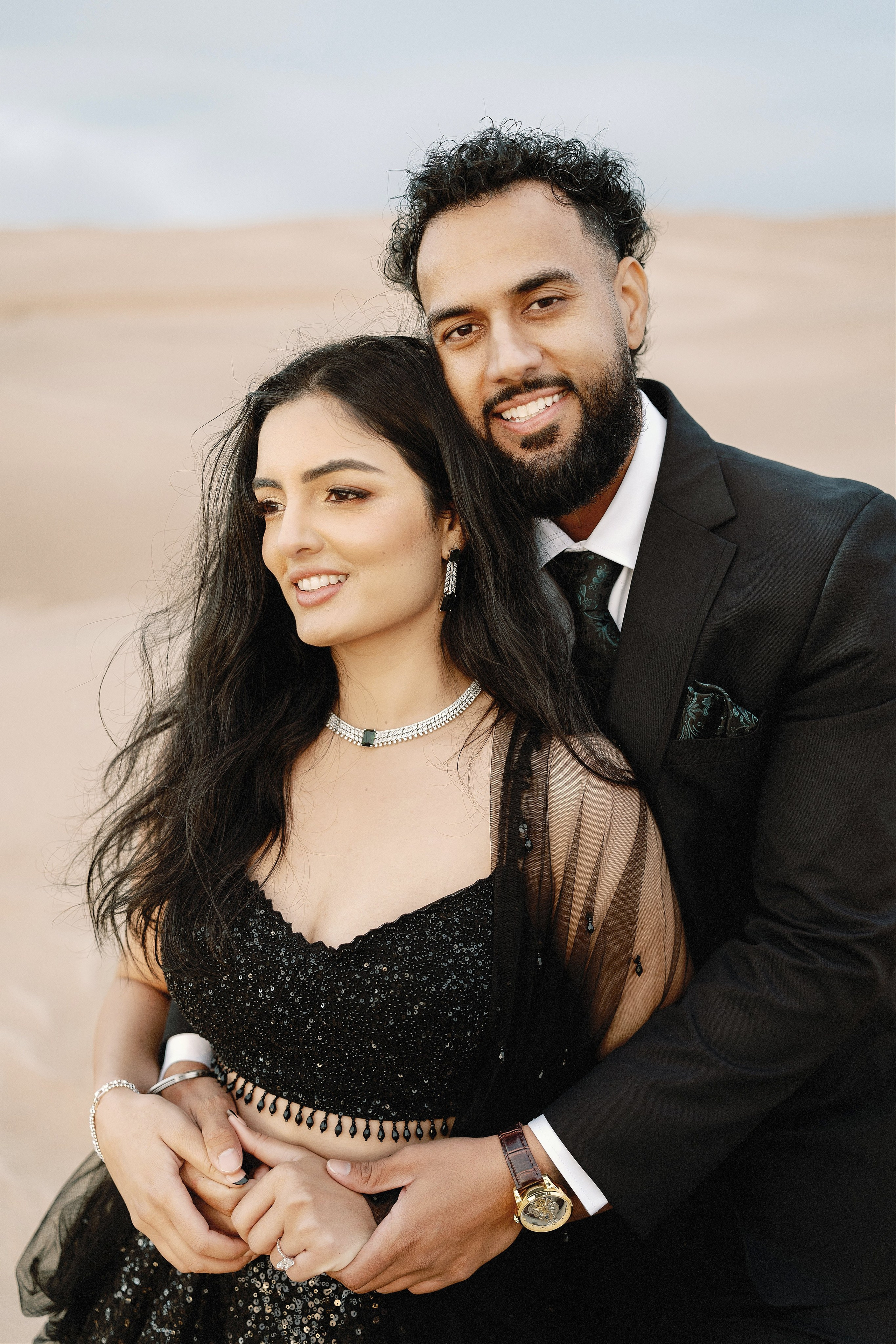 Elopement at Pismo Beach Sand Dunes, California. Wedding Photography & Videography Team in California, Los Angeles, San Francisco, San Diego and Travel