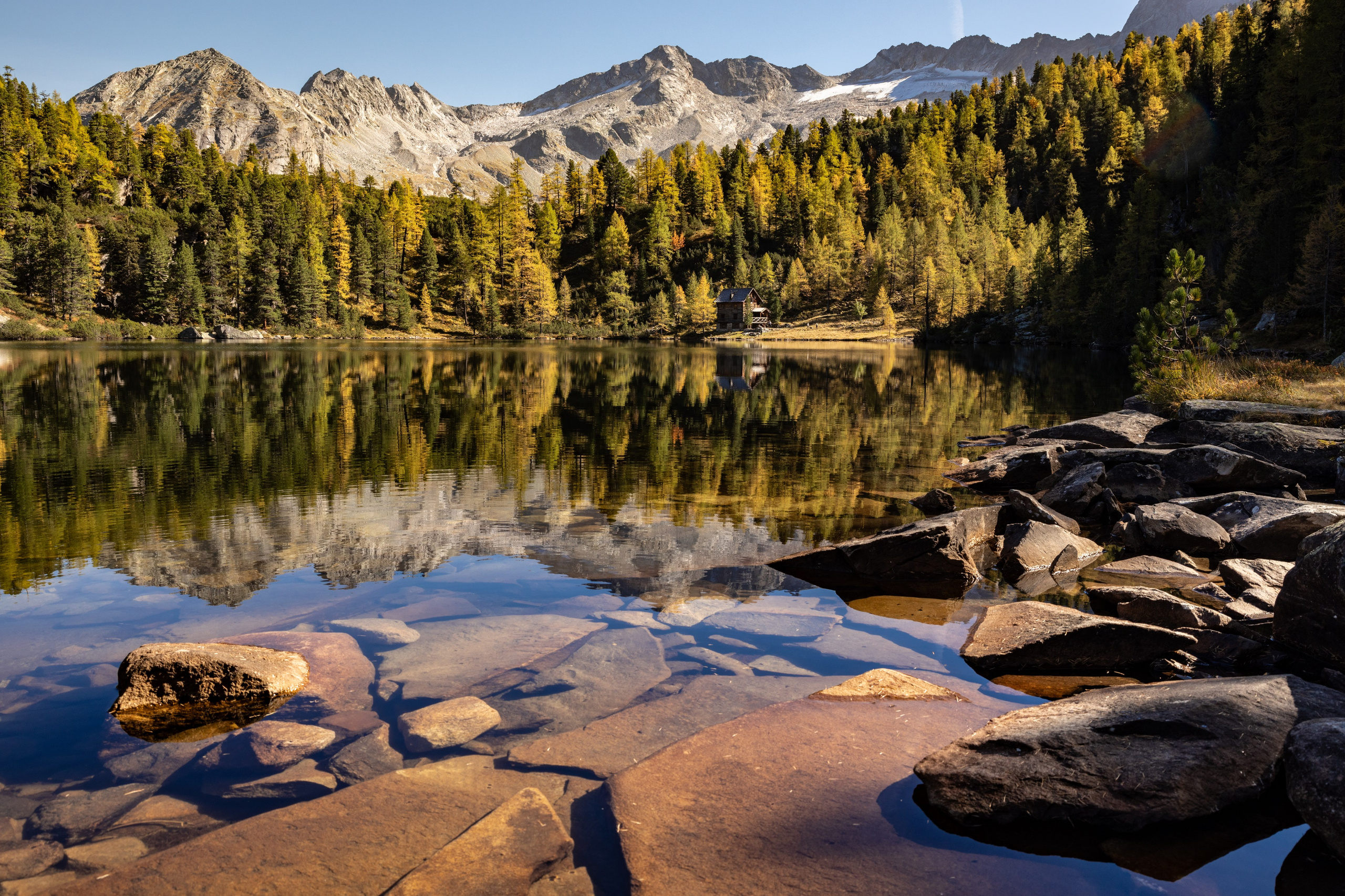 Reed See, Gastein, Österreich