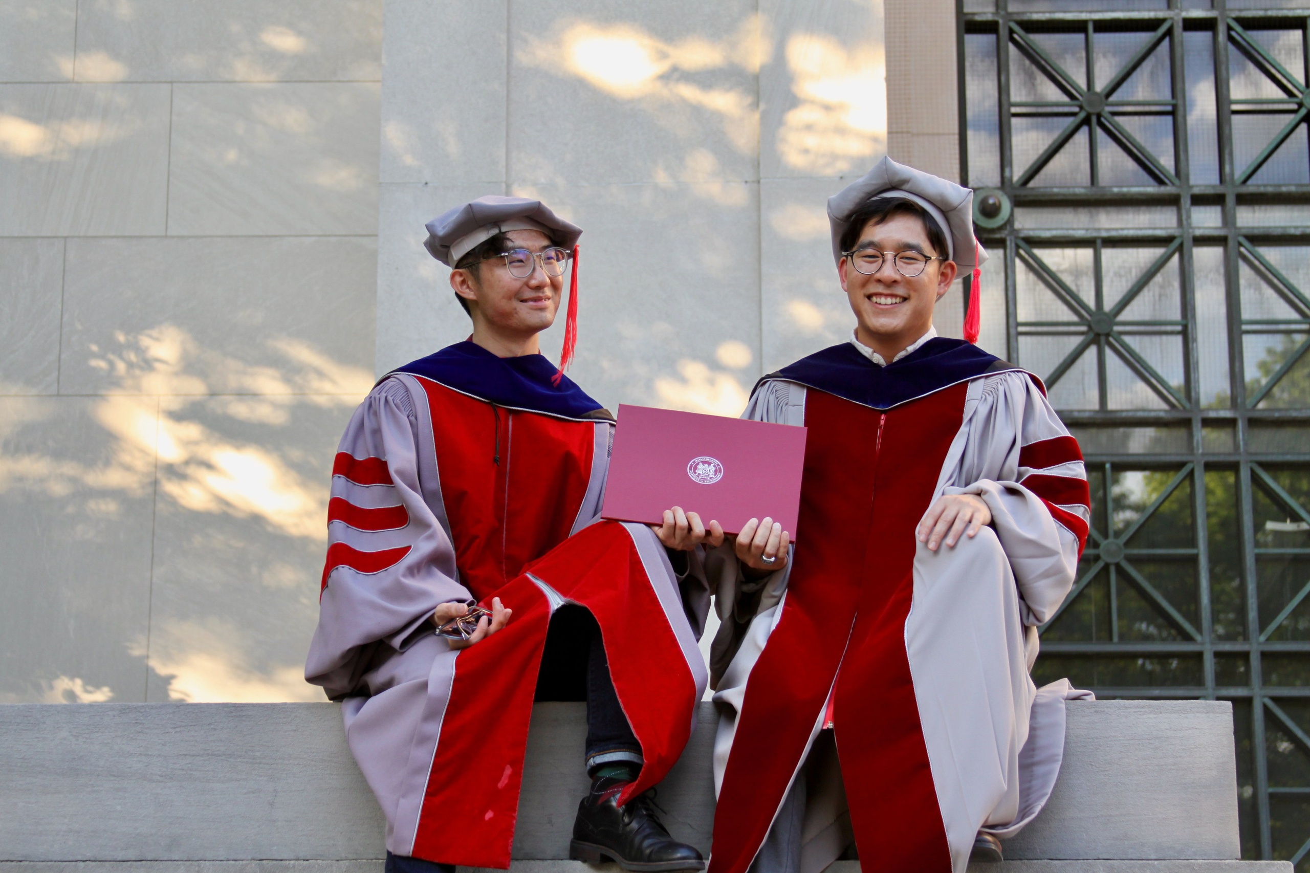 PhD graduation with Elton. Kelly Sang, graduation and portrait photographer in Boston