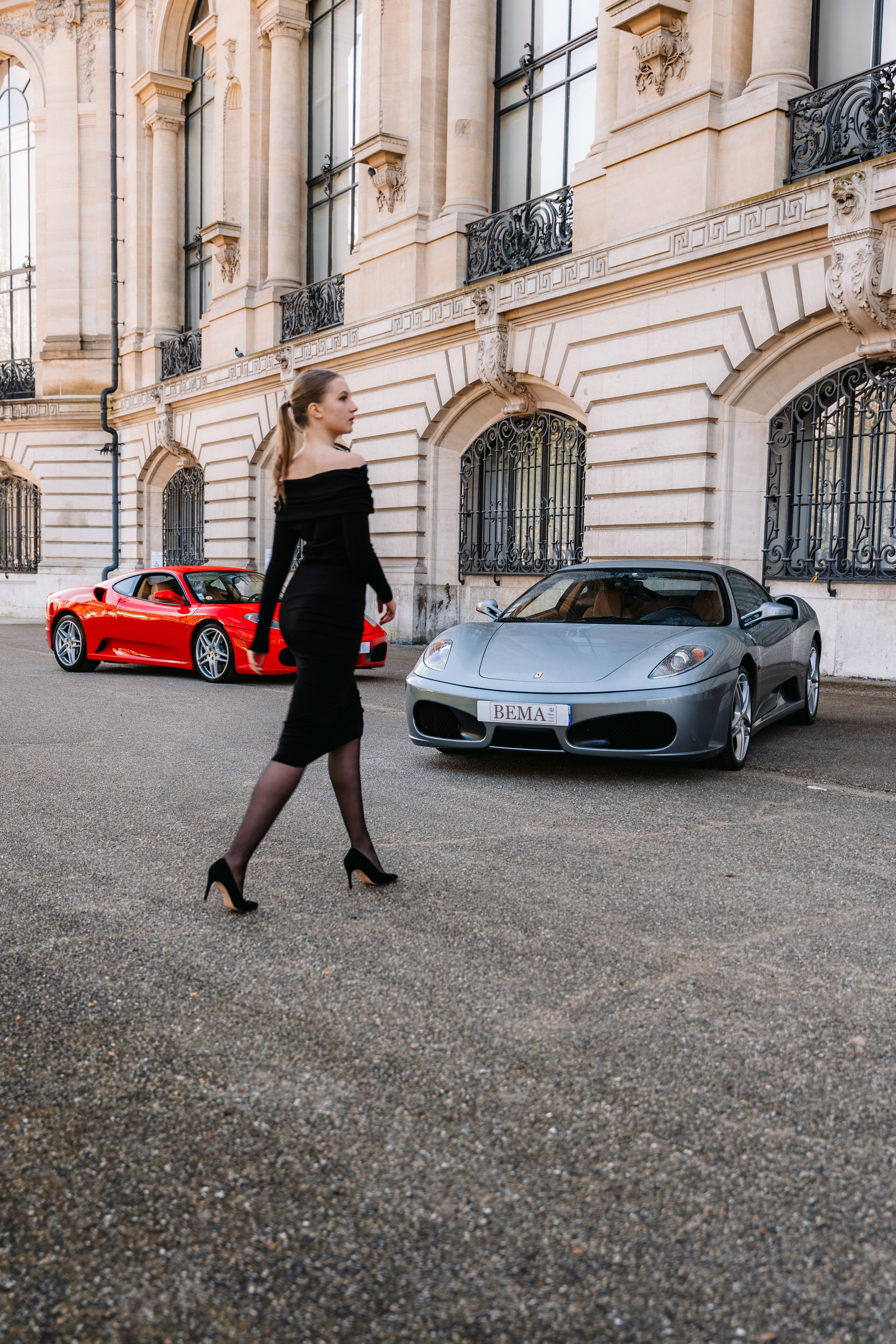 Anna x Ferrari F430. Photographe de voitures à Paris — Vitalii Motruk