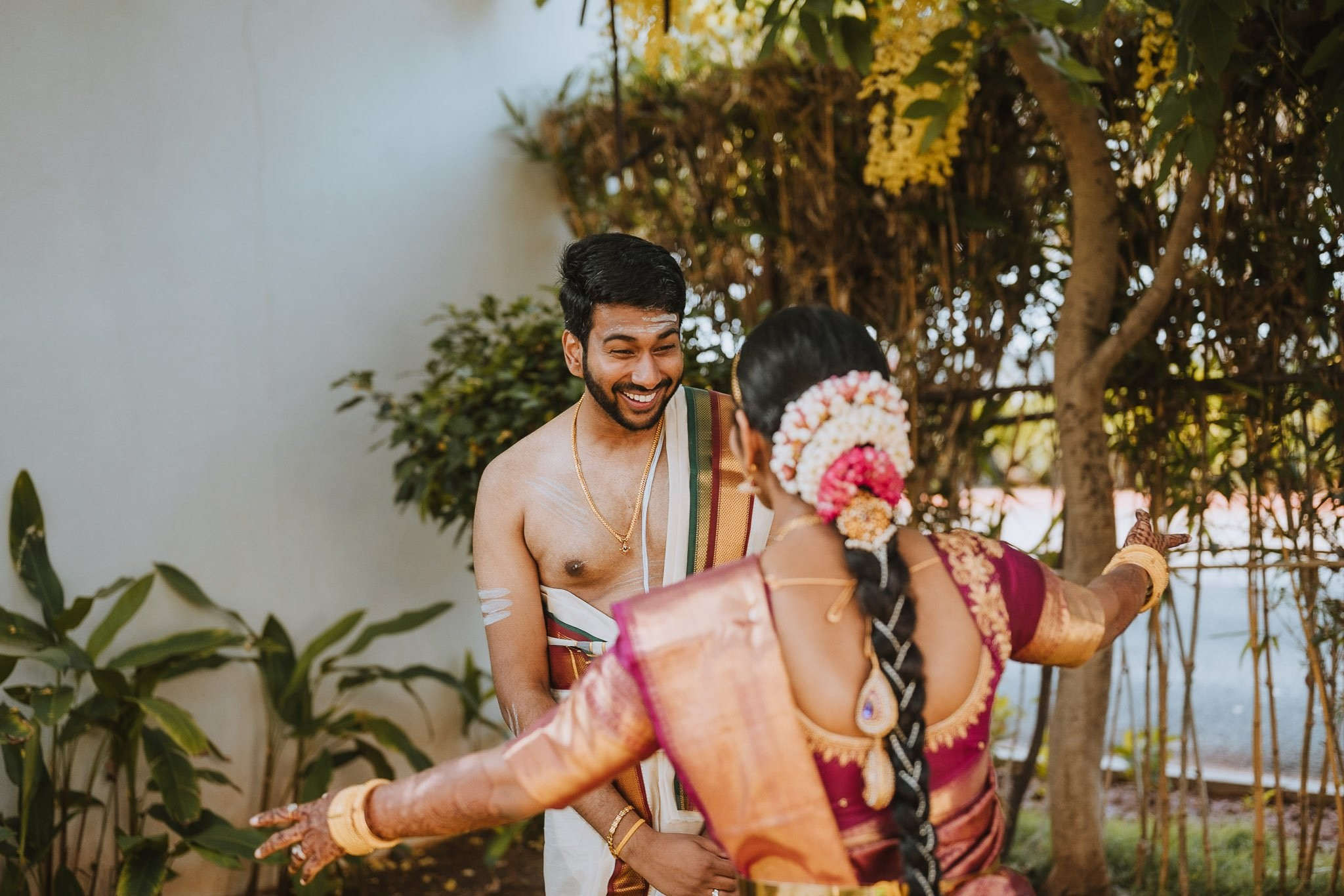 Candid TamBrahm Wedding Photography: Four Points by Sheraton Mahabalipuram