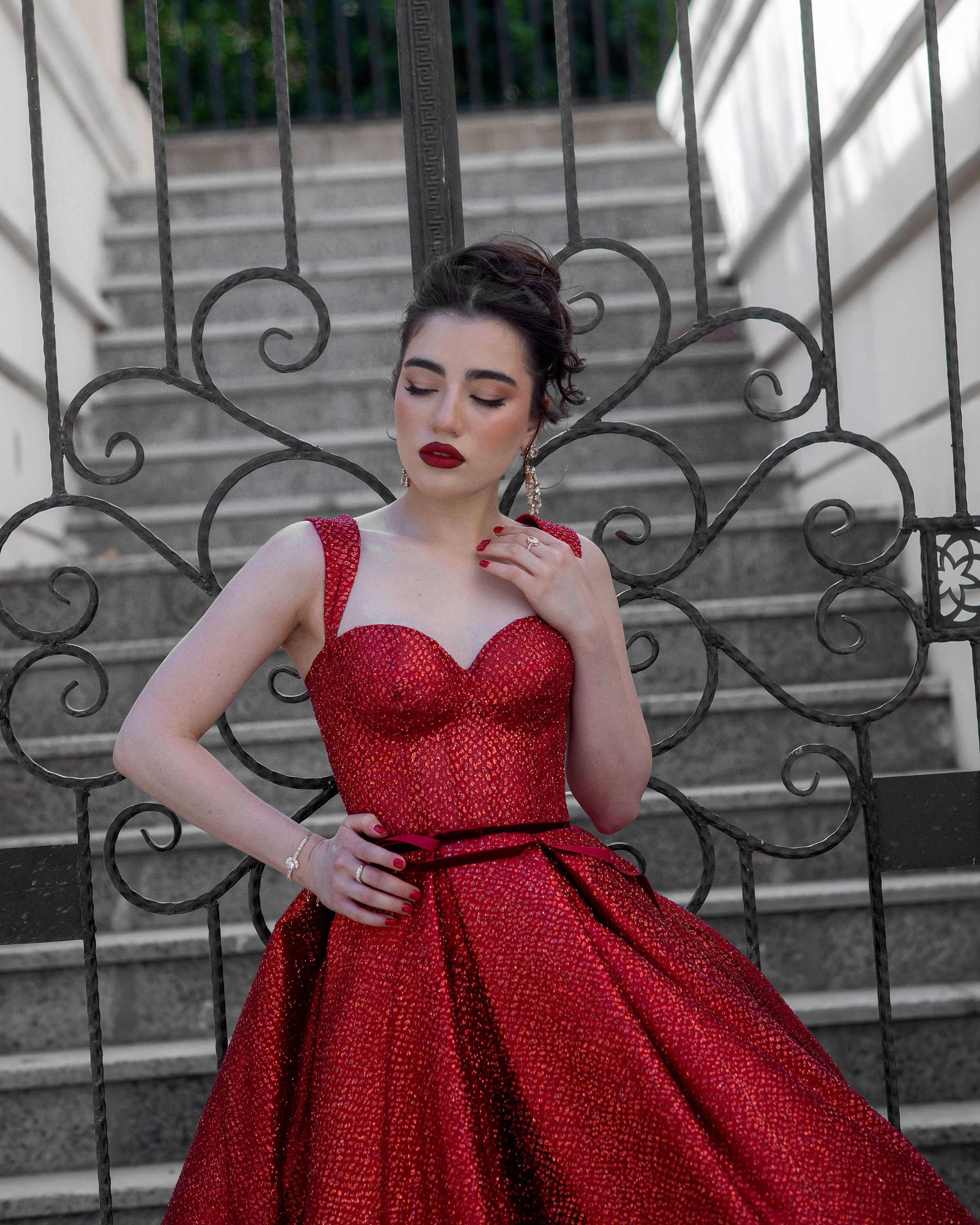 Flaming Red Glamour. Fotograf Baku