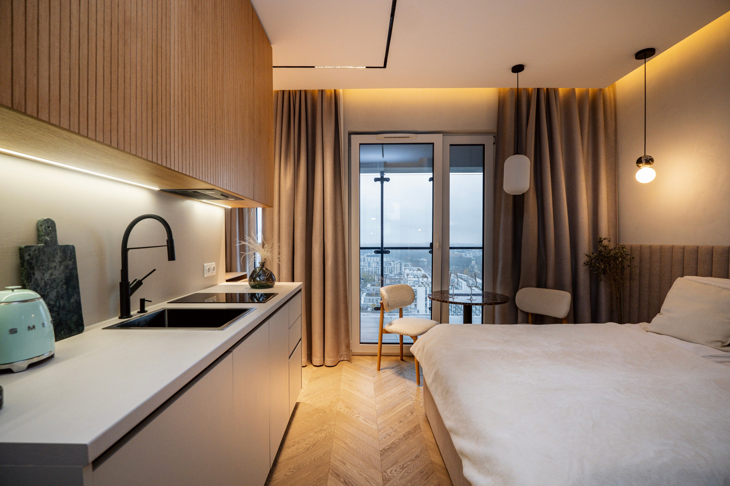 Eleganckie wnętrze w Warszawie — Zdjęcia nieruchomości. Fotograf nieruchomości