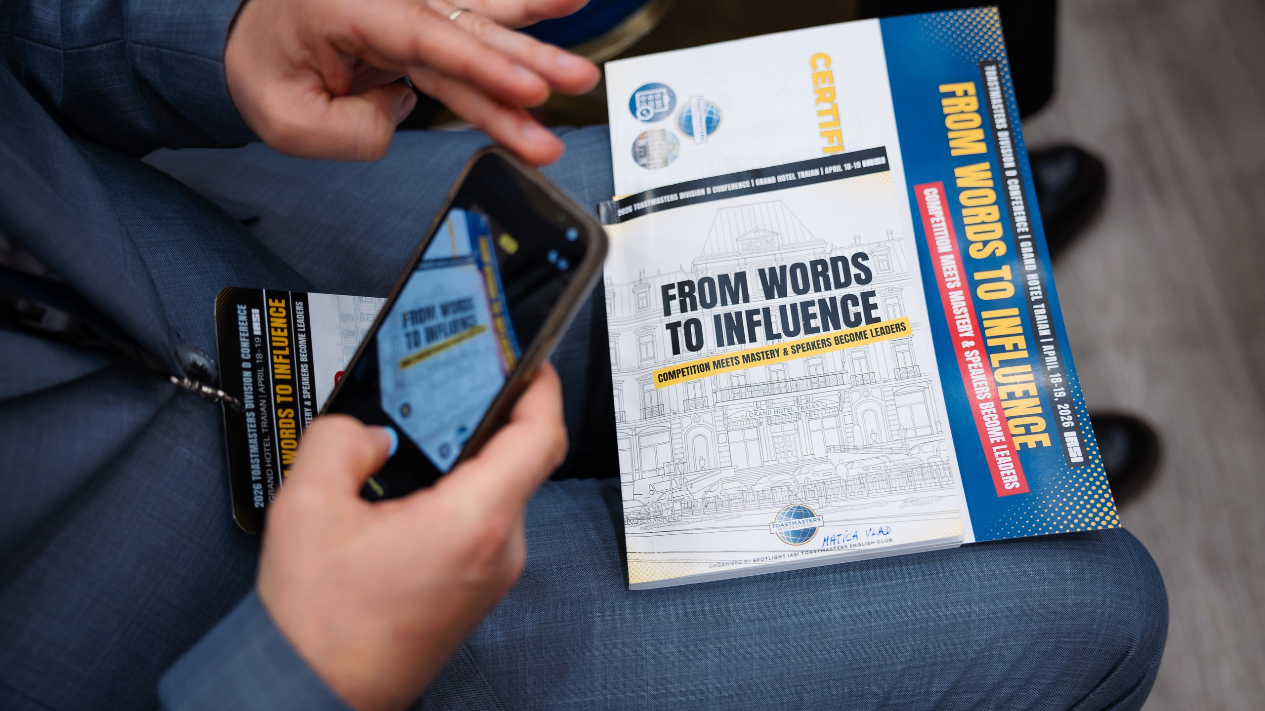 Toastmasters Conference. Marius Ciocan