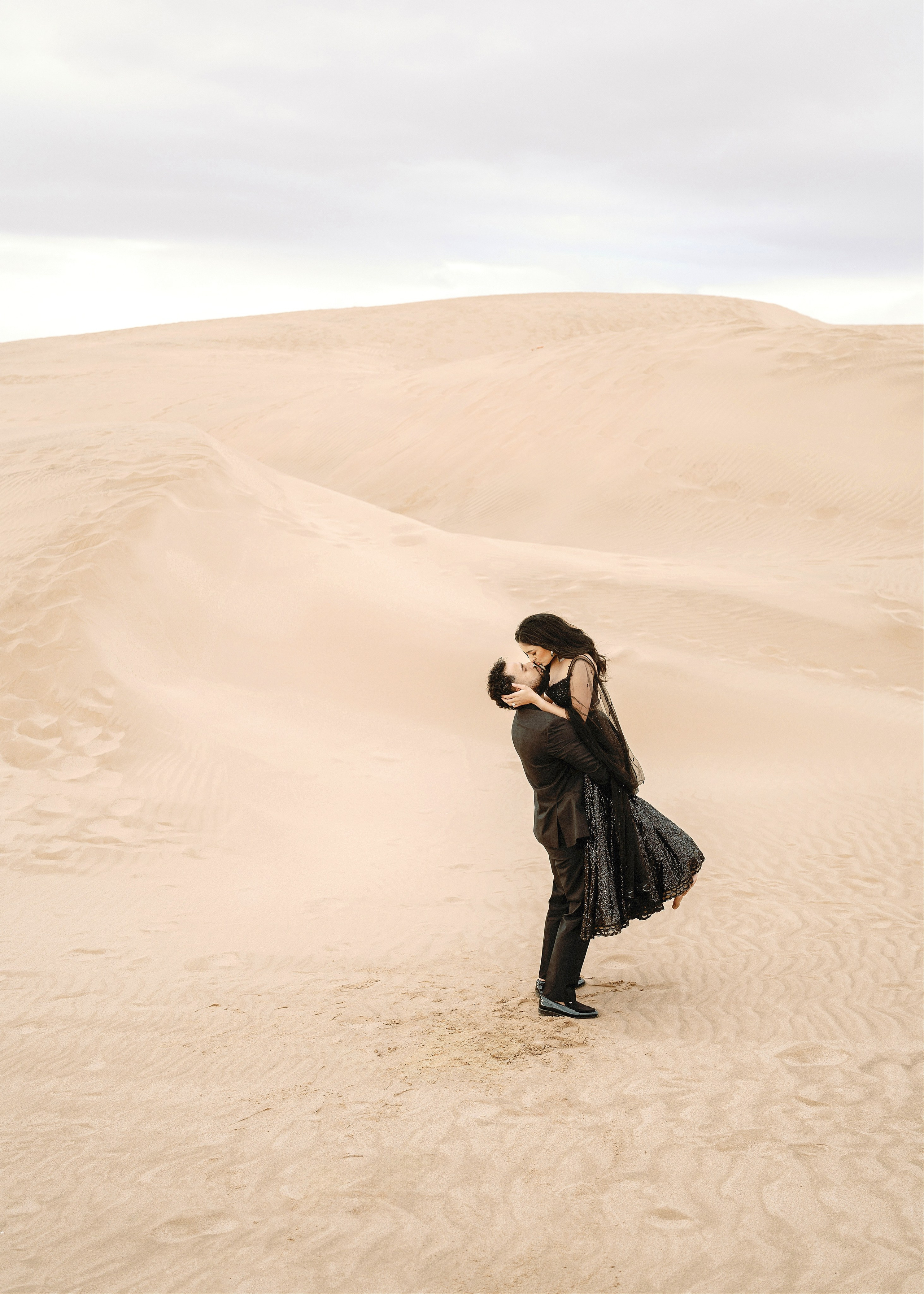 Elopement at Pismo Beach Sand Dunes, California. Wedding Photography & Videography Team in California, Los Angeles, San Francisco, San Diego and Travel
